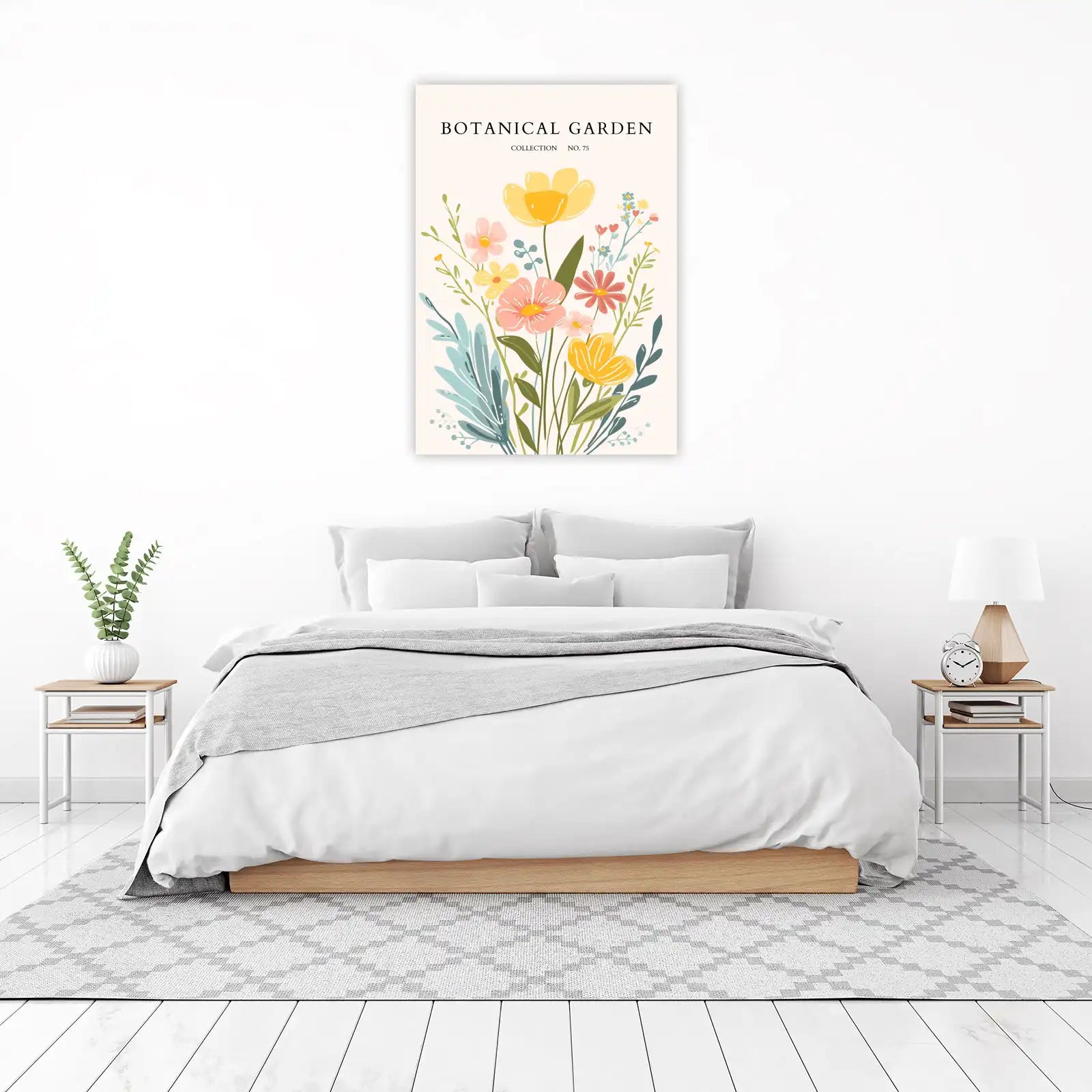 Botanical Garden Floral Art Wall Art