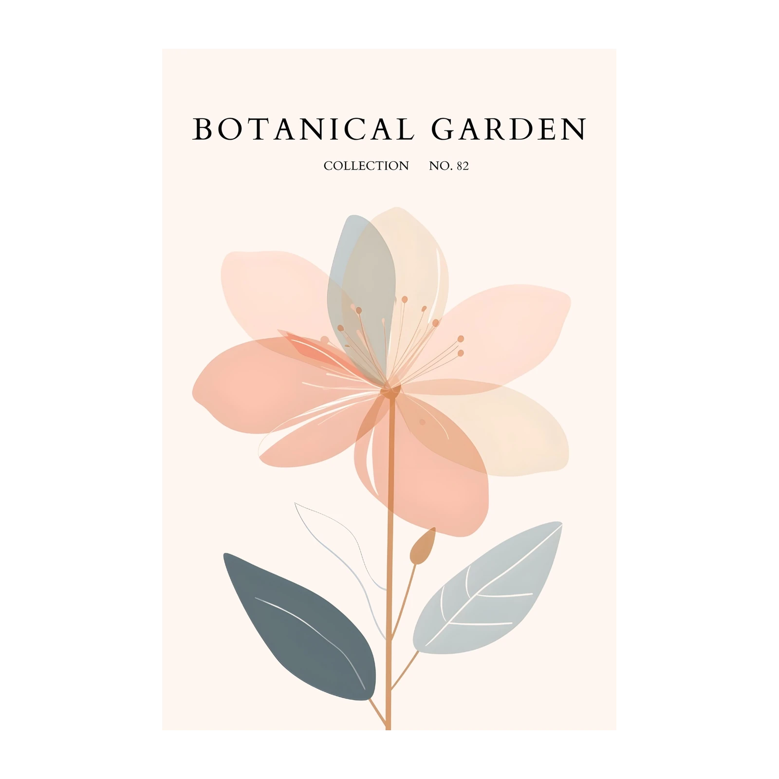 Soft Blossom Botanical Garden Wall Art
