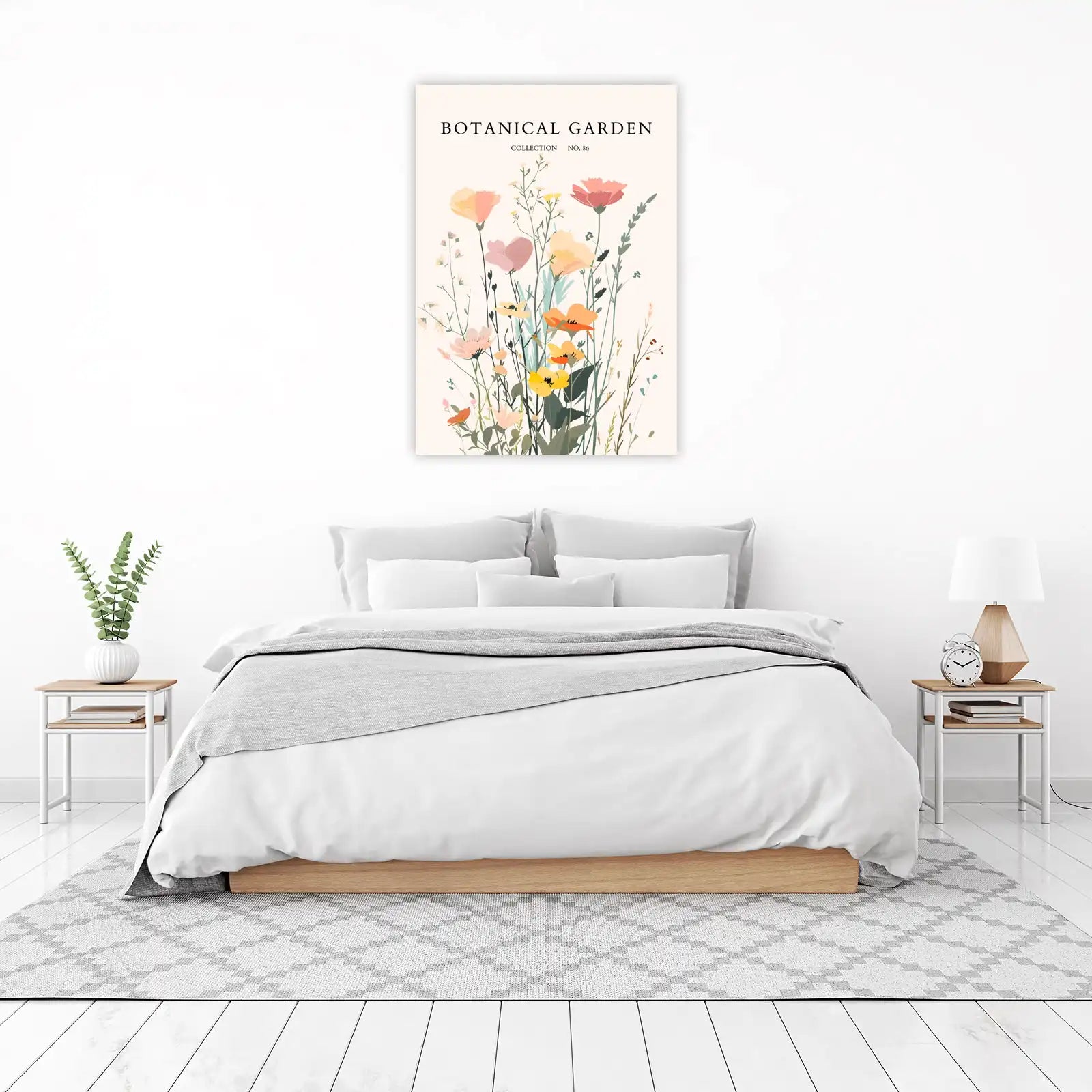 Botanical Garden Floral Art Wall Art