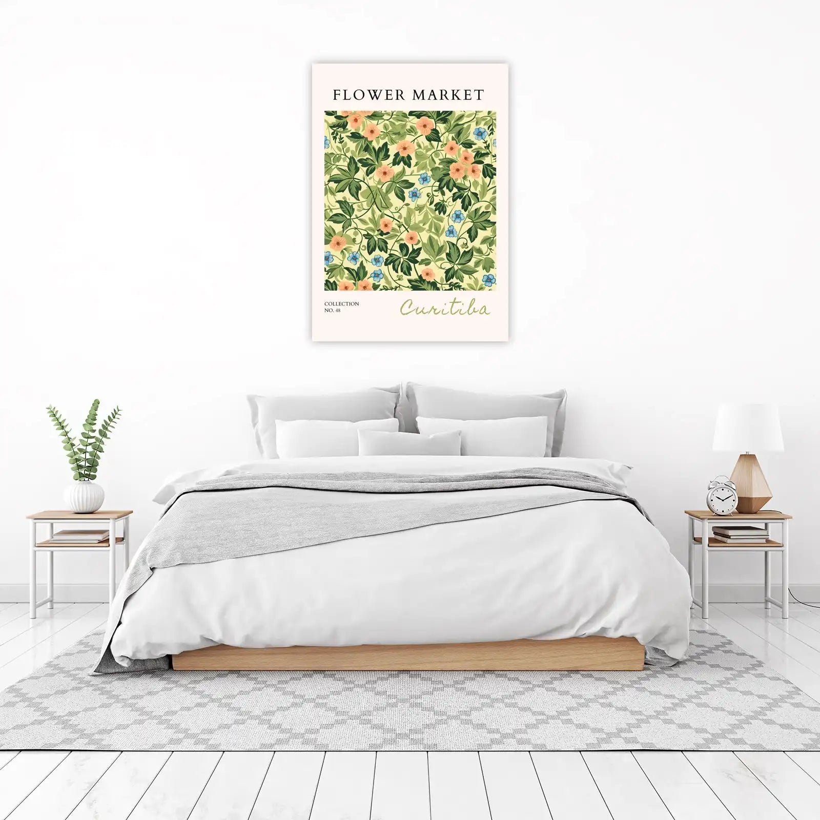 Vintage Floral Garden Wall Art