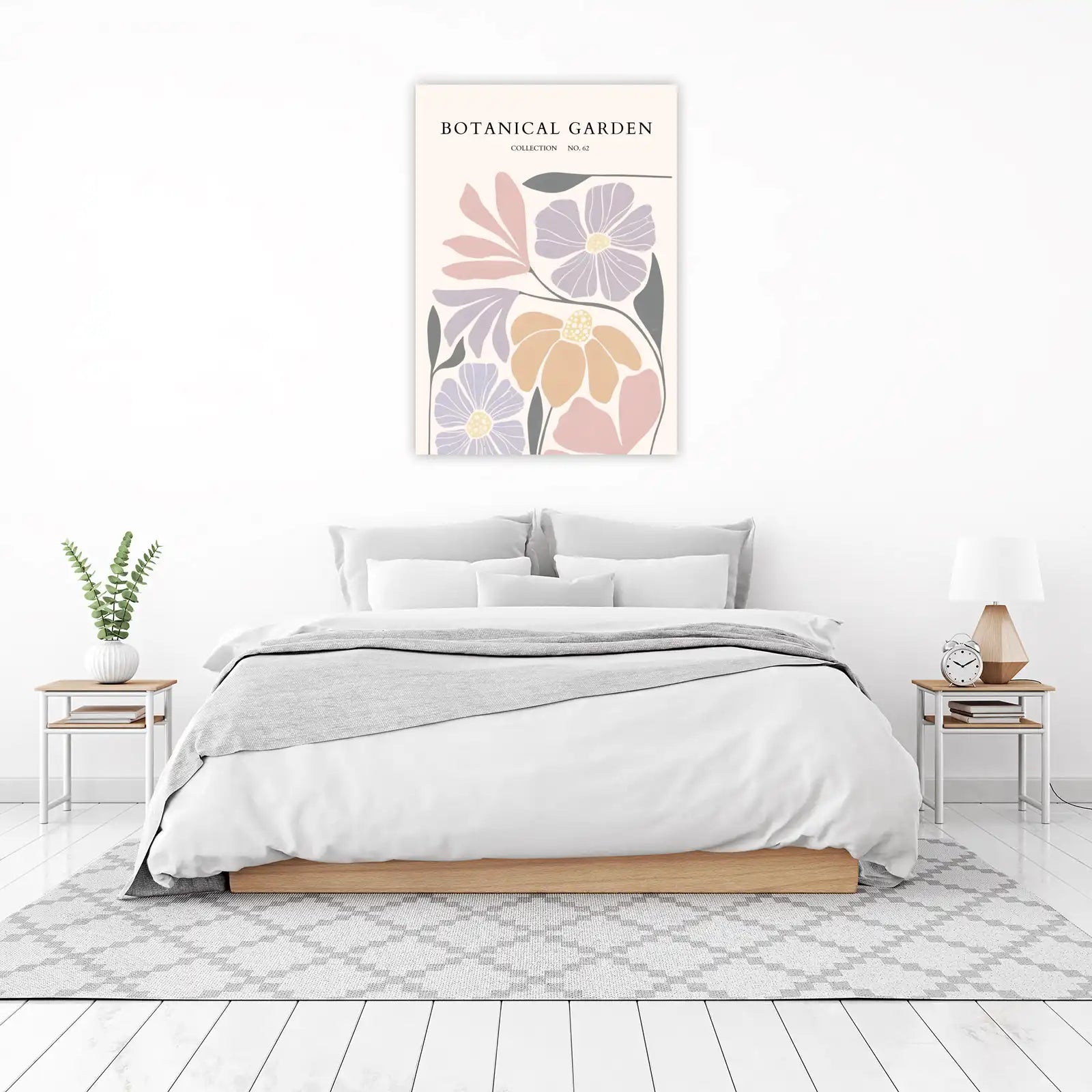 Modern Botanical Garden Floral Wall Art