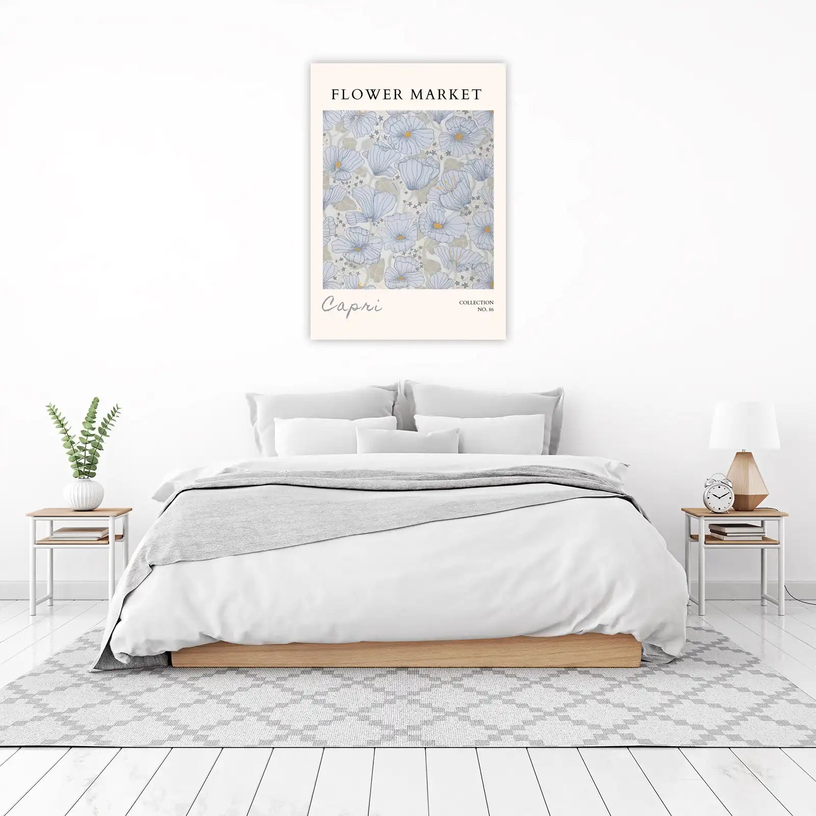 Serene Poppy 'Capri' Floral Wall Art