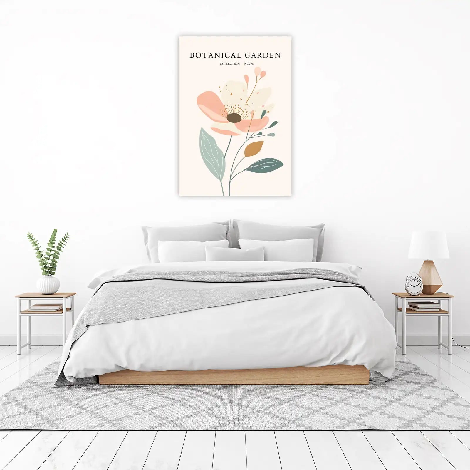 Soft Floral Botanical Garden Wall Art