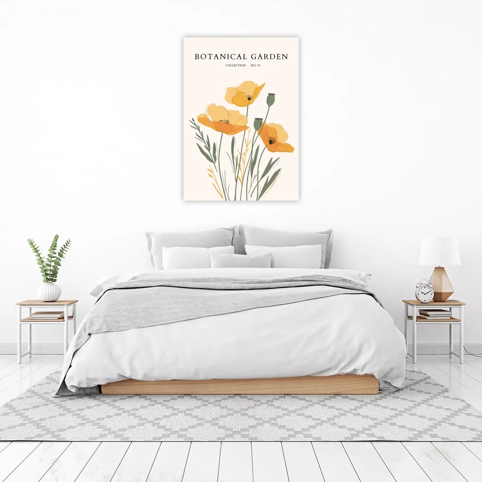 Golden Poppy Botanical Garden Wall Art