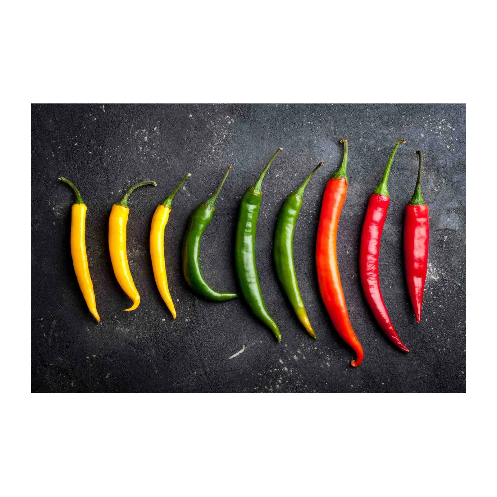 Spicy Chili Peppers Collection Wall Art