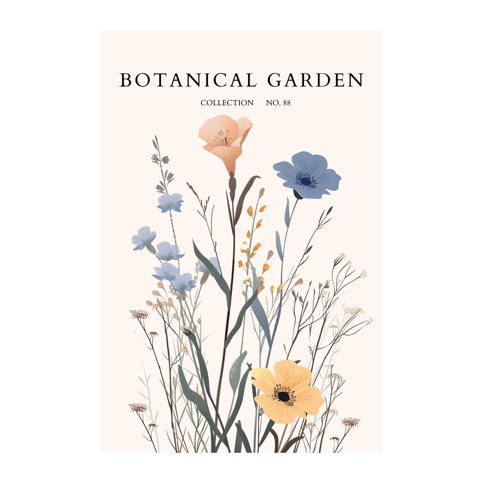 Botanical Garden Floral Wall Art
