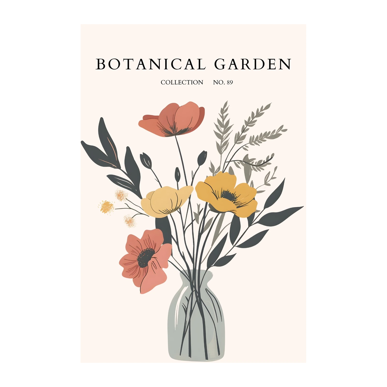 Bohemian Floral Bouquet Wall Art