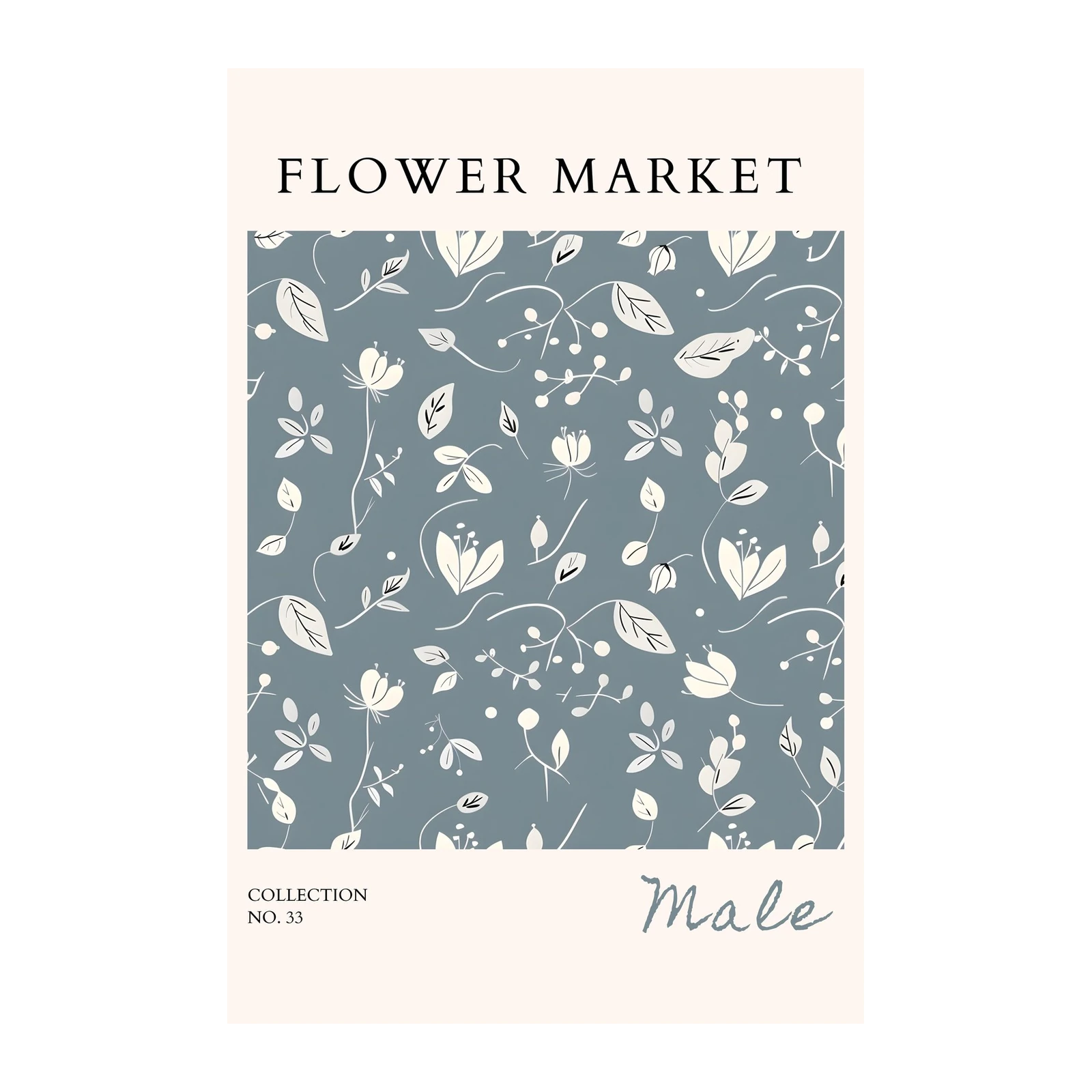 Modern Botanical Floral Wall Art