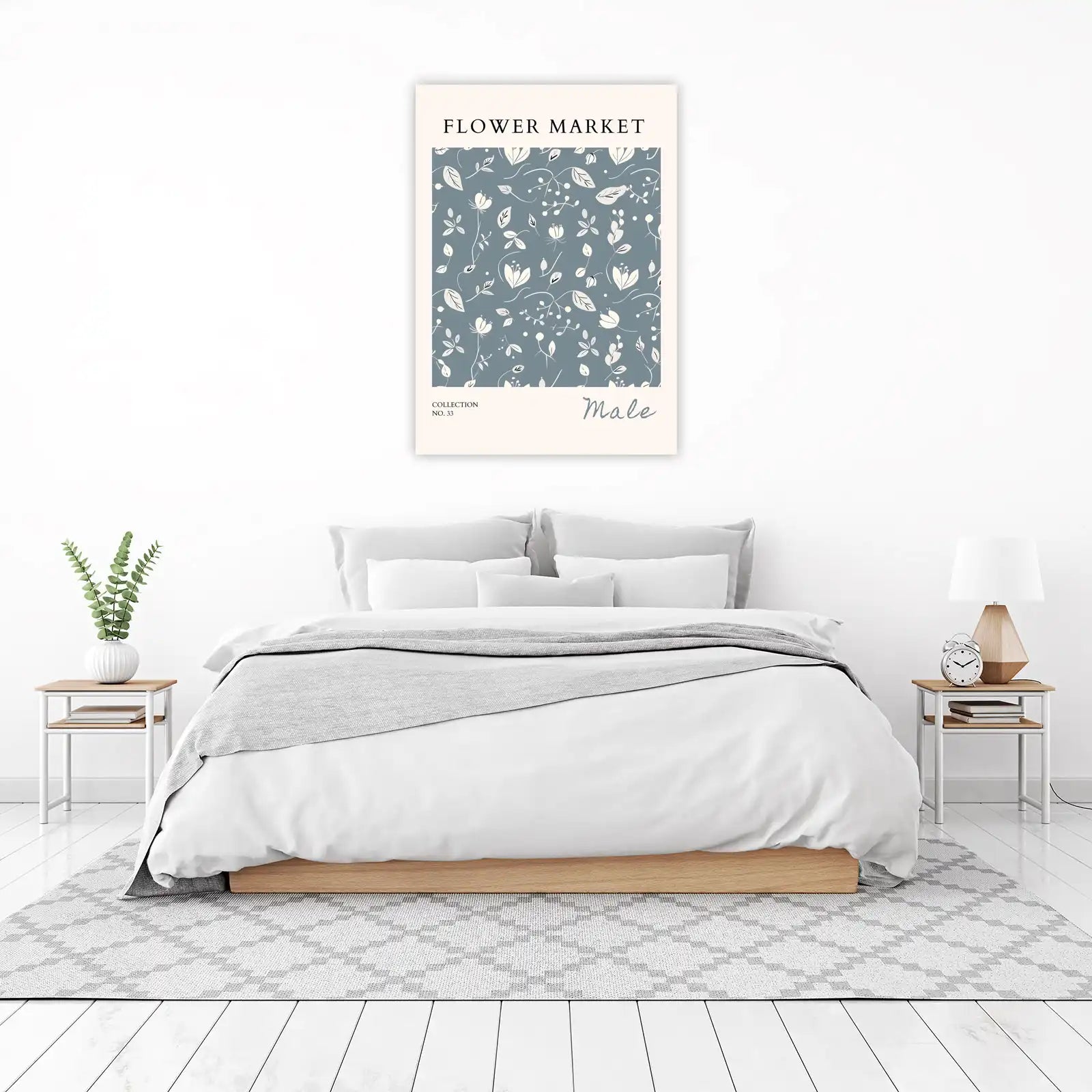 Modern Botanical Floral Wall Art