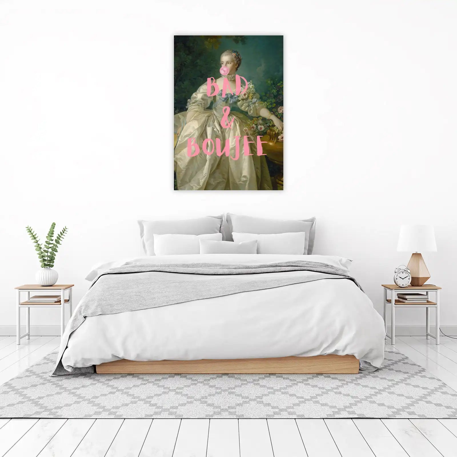 Bad & Boujee Vintage Portrait Wall Art