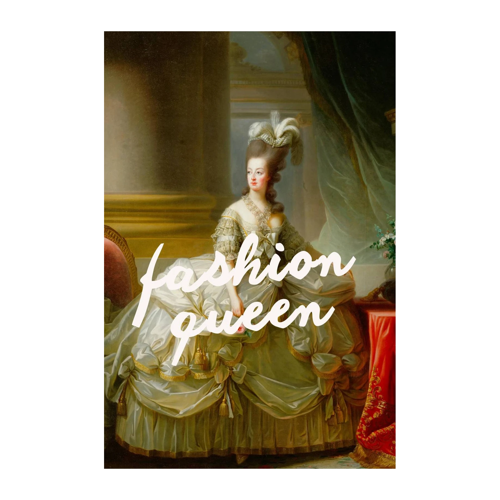 Marie Antoinette Fashion Queen Wall Art