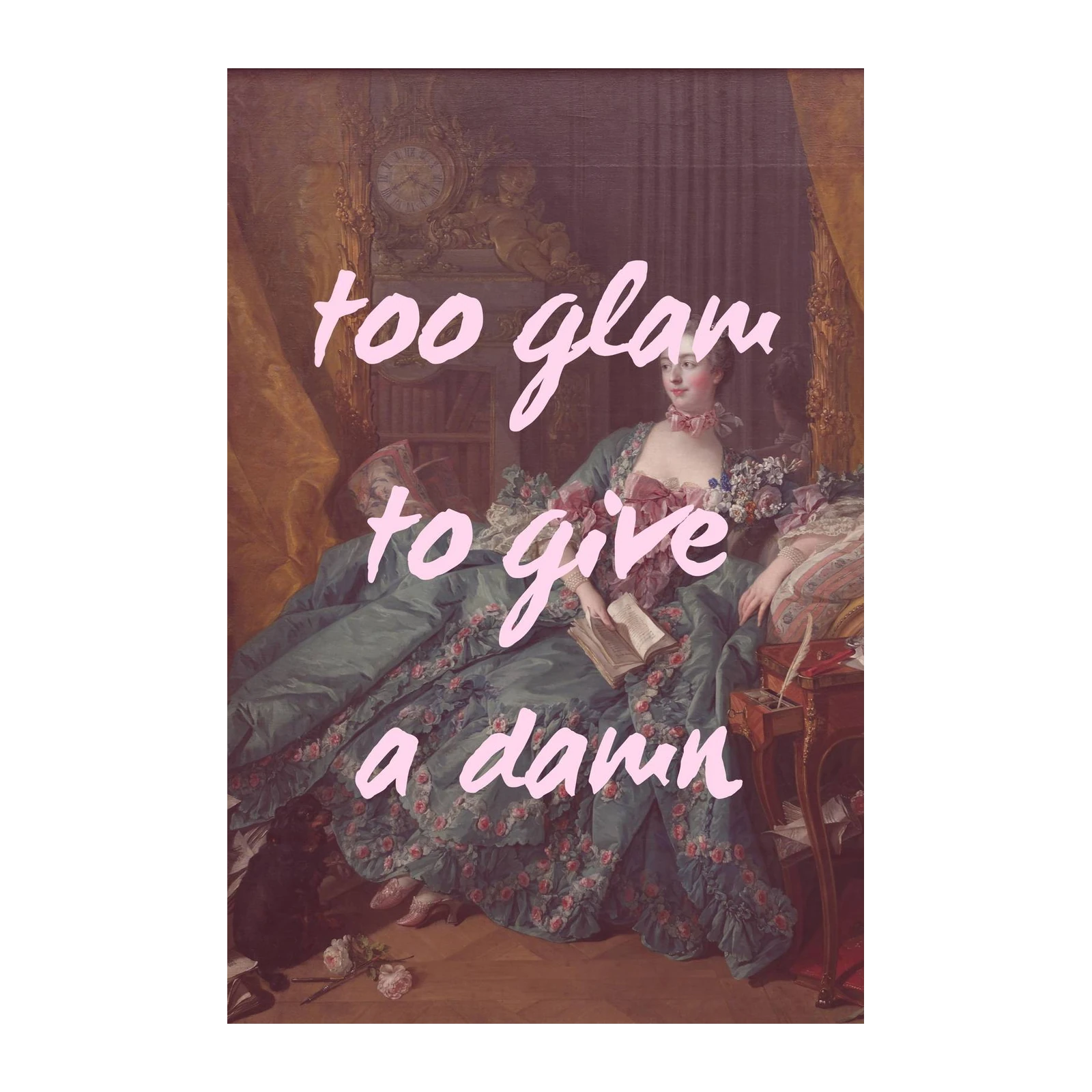 Too Glam to Give a Damn Wall Art