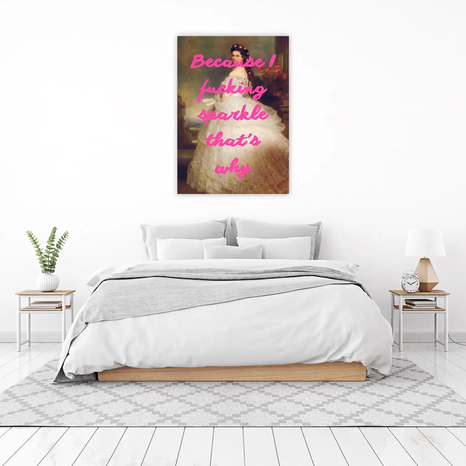 Empress Sparkle "Because I Fucking Sparkle" Wall Art