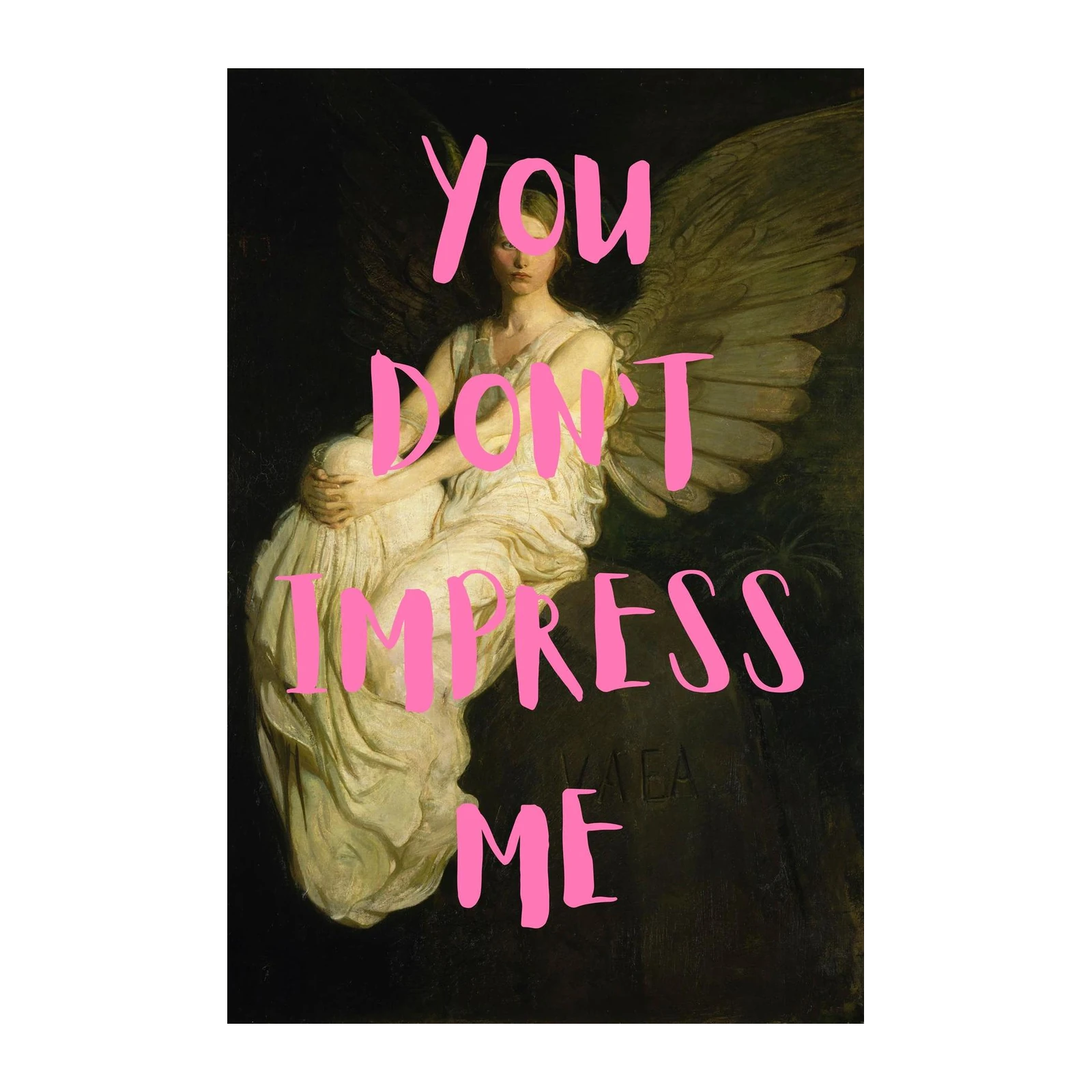 Bold Angel Statement Wall Art