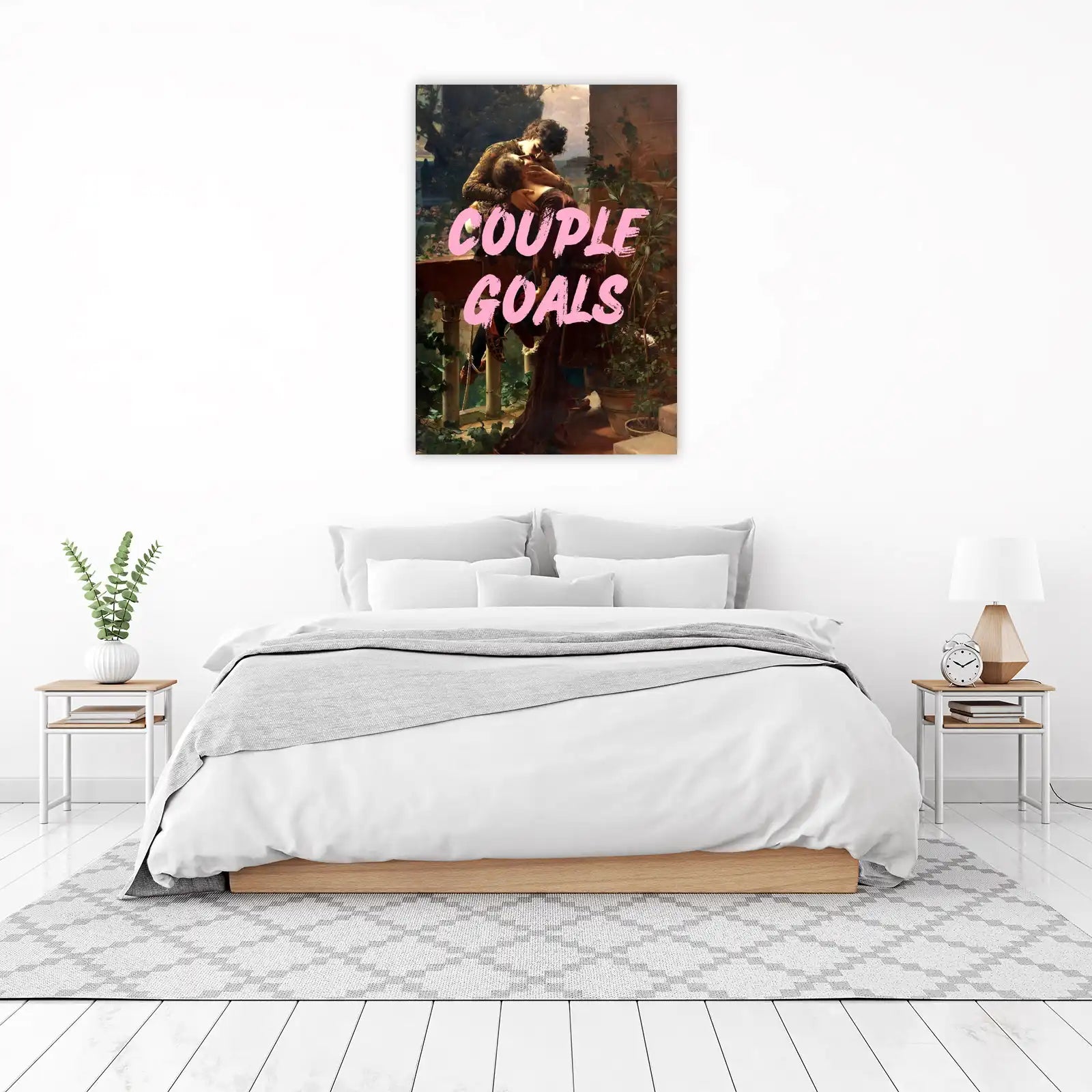 Romantic Couple Goals Vintage Wall Art Wall Art