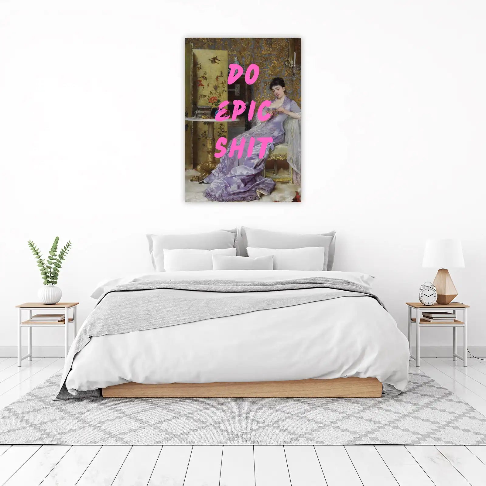 DO EPIC SHIT Vintage Lady Wall Art