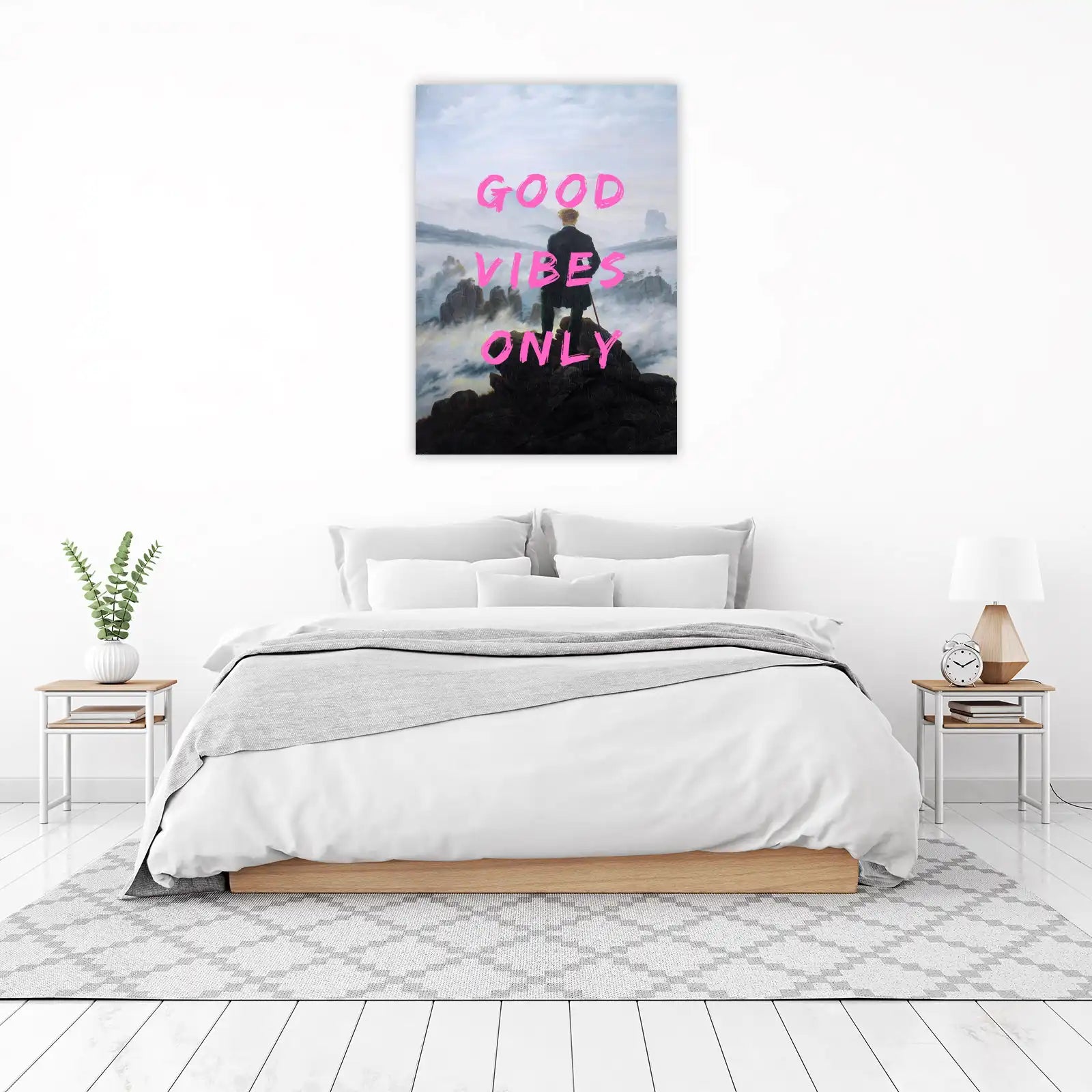 Wanderer Good Vibes Only Wall Art