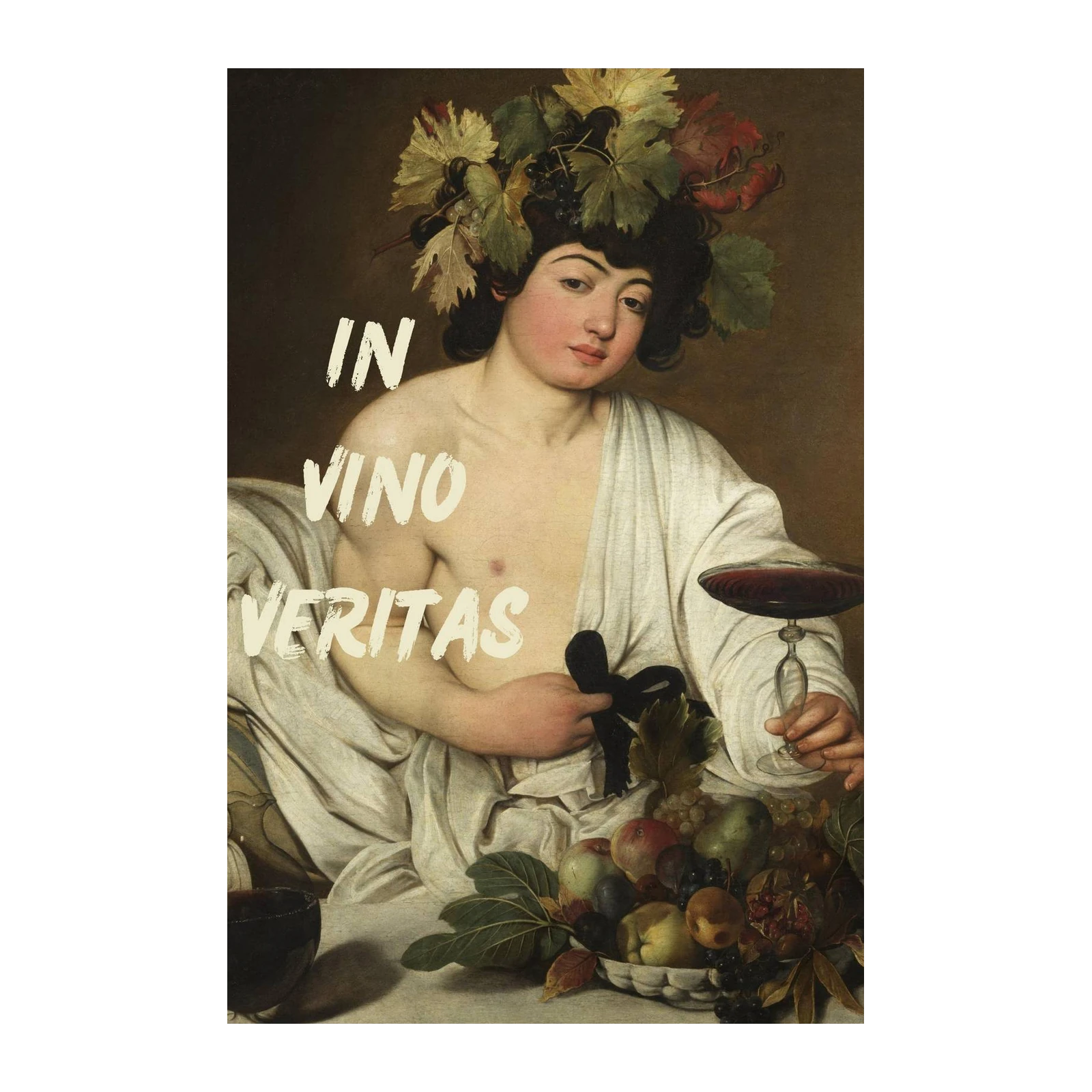 In Vino Veritas Bacchus Wall Art Art