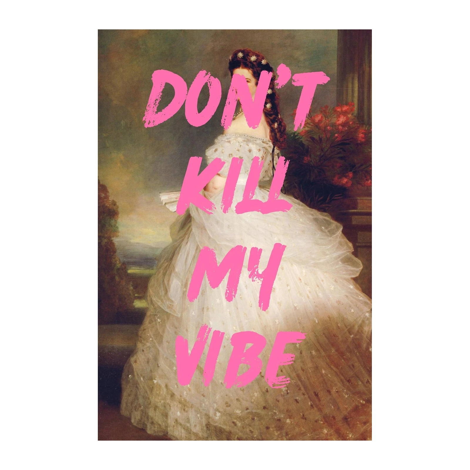 Vintage Empress "Don't Kill My Vibe" Wall Art