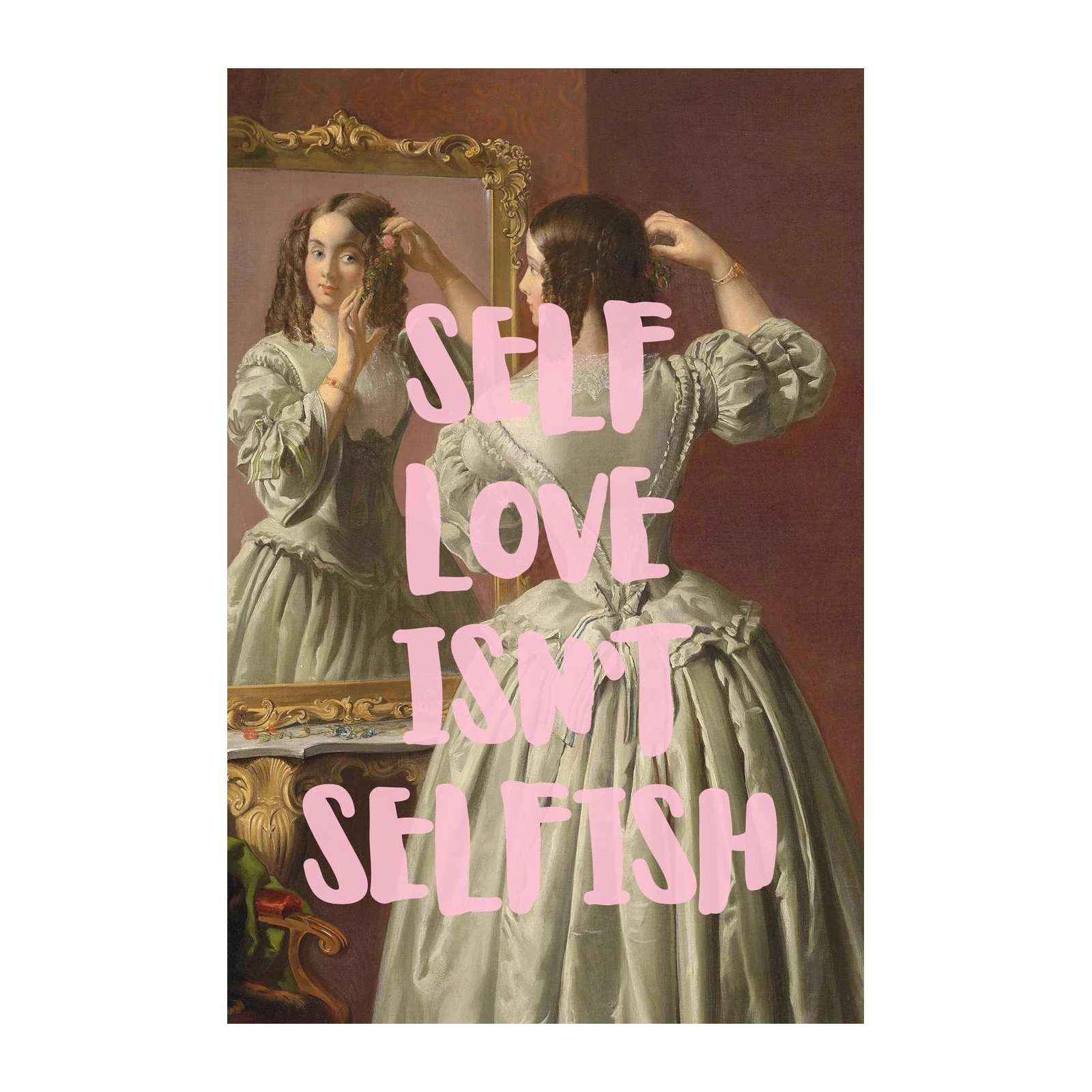 Empowering Self Love Vintage Wall Art