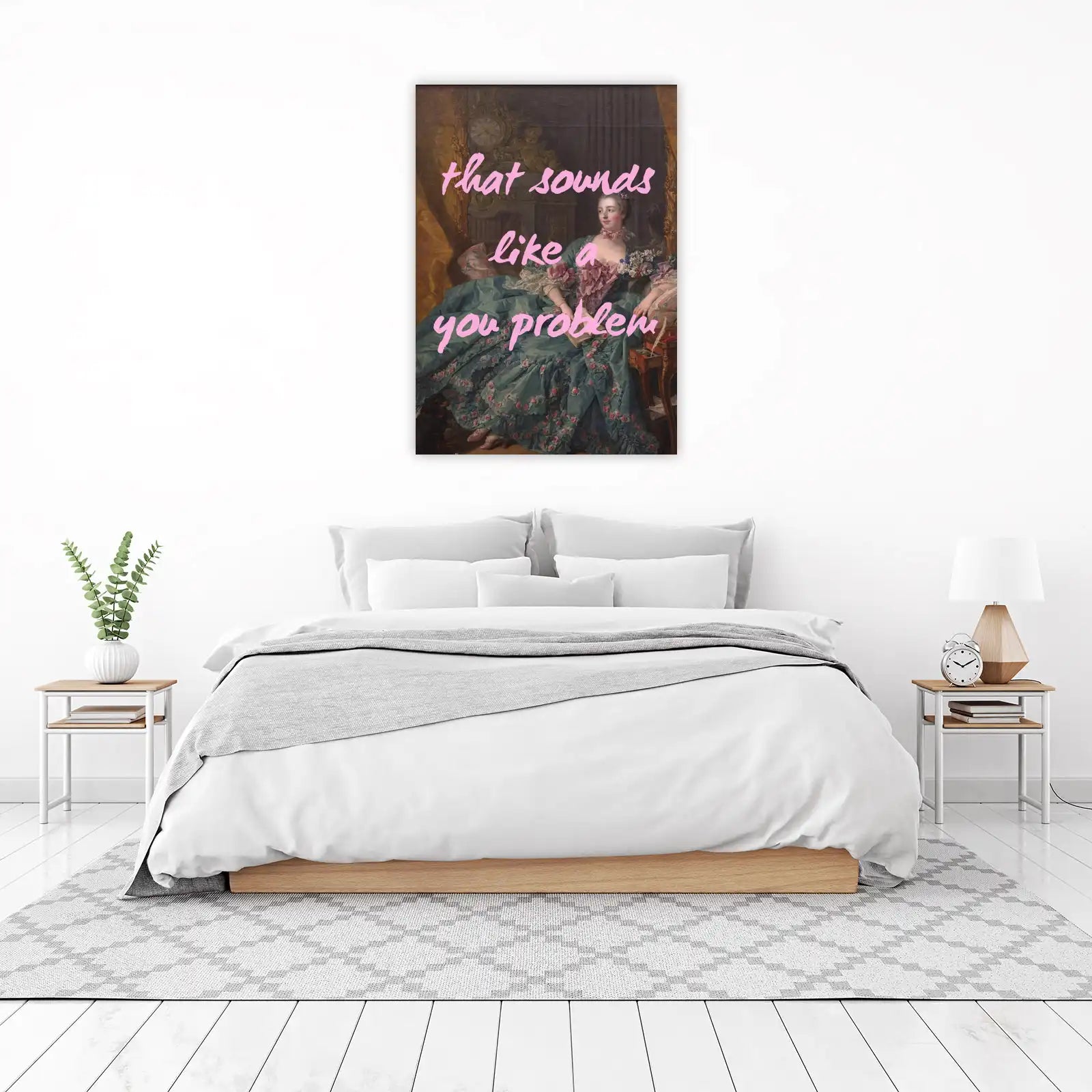 Vintage Chic 'Sounds Like A Problem' Wall Art