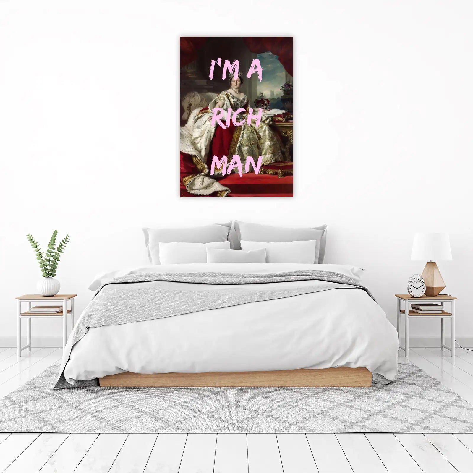 Queen Victoria "I'm A Rich Man" Wall Art