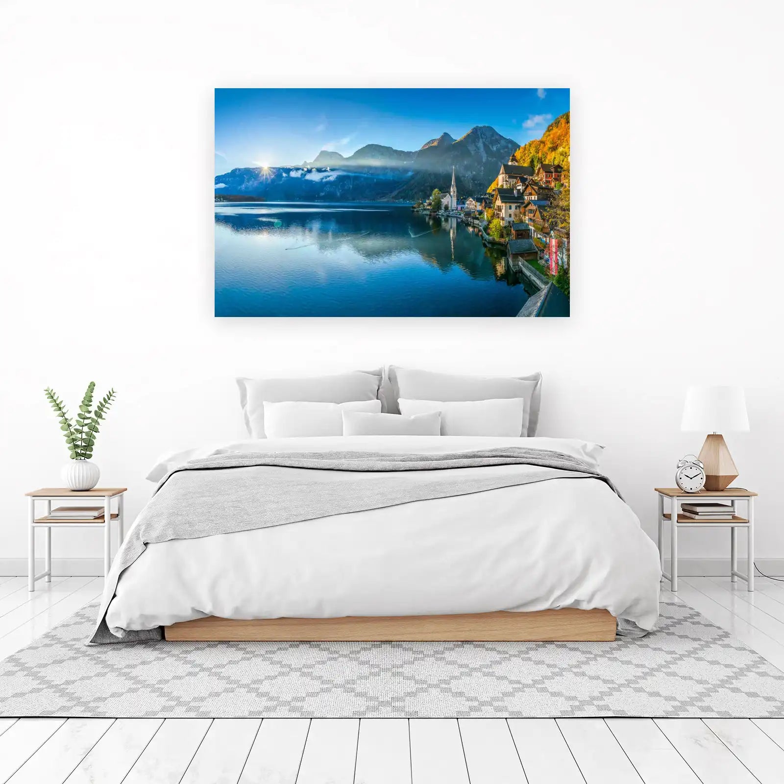 Hallstatt Austria Lakeside Village Wall Art