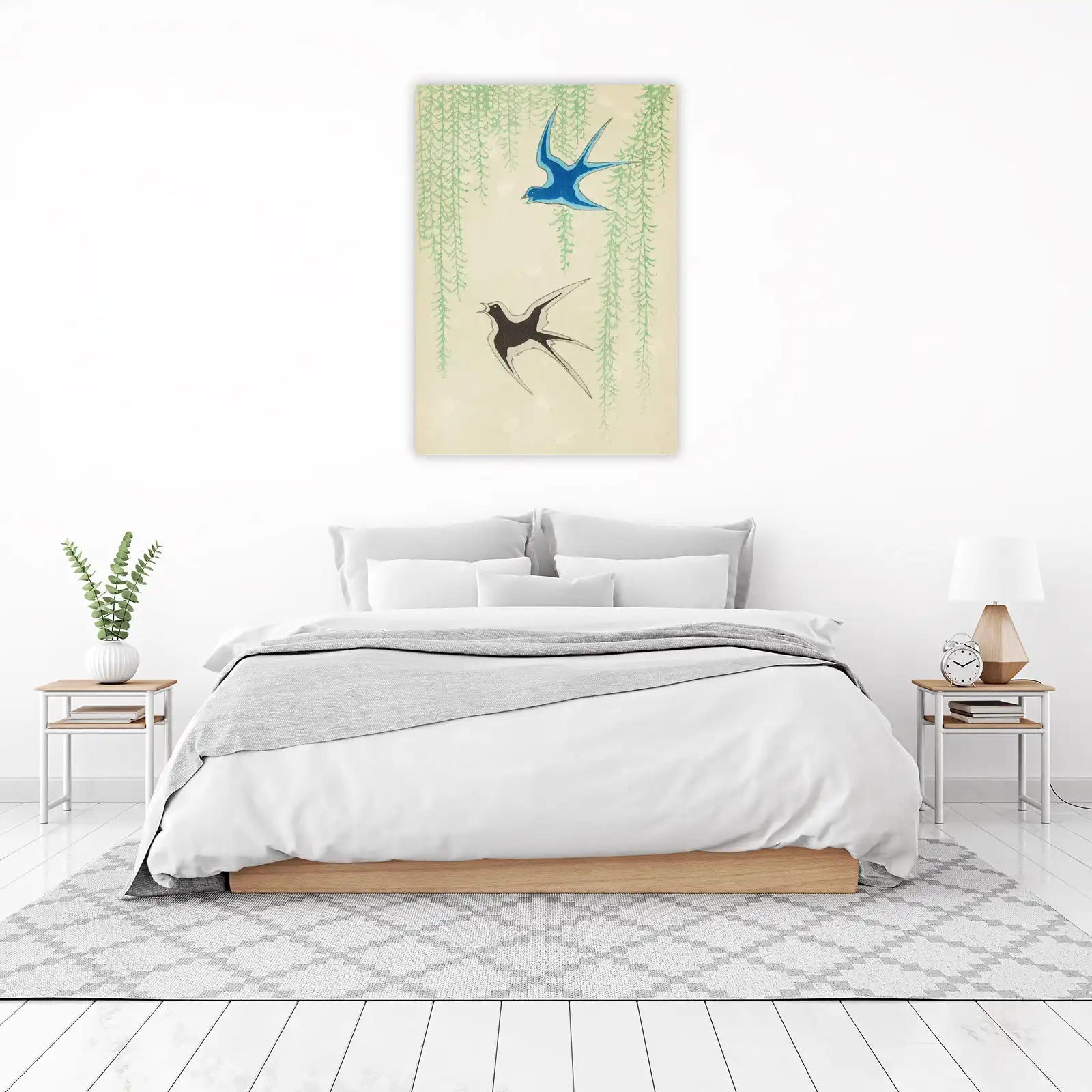 Willow Swallows Serenade Wall Art