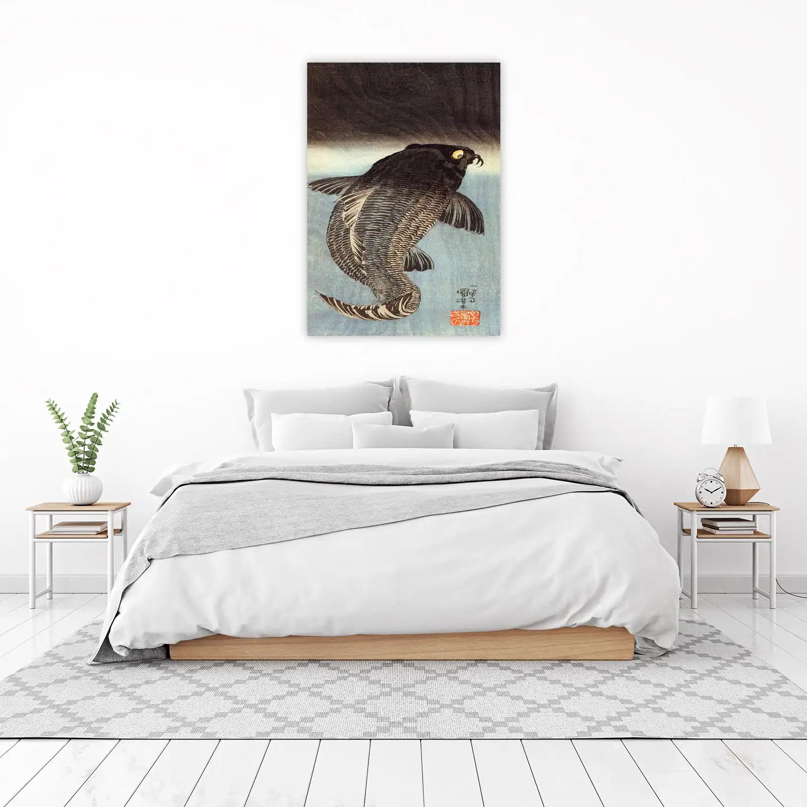 Majestic Koi Fish Japanese Art Wall Art