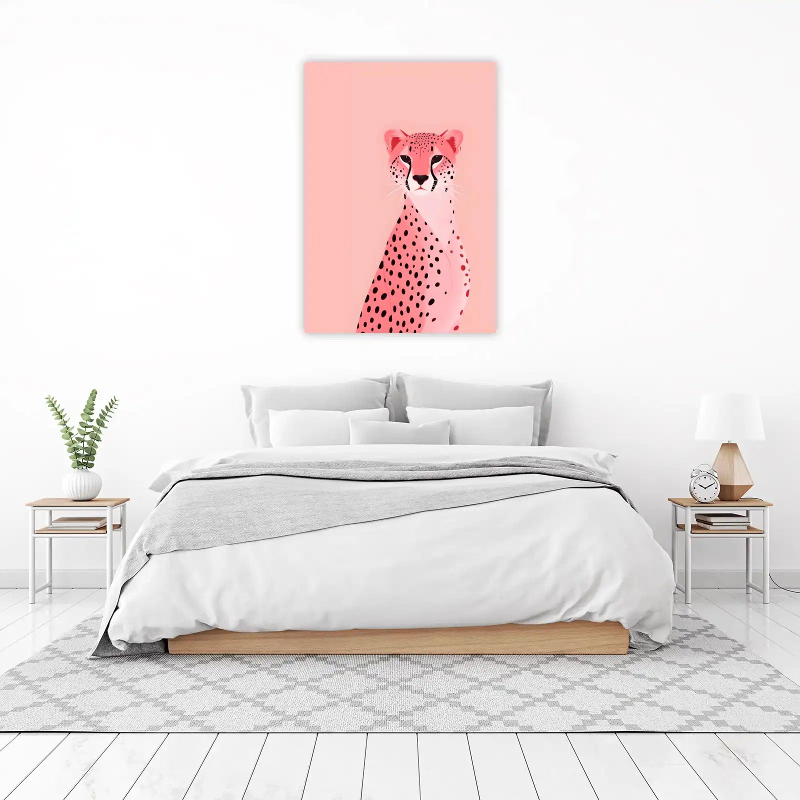 Pink Cheetah Pop Art Wall Art