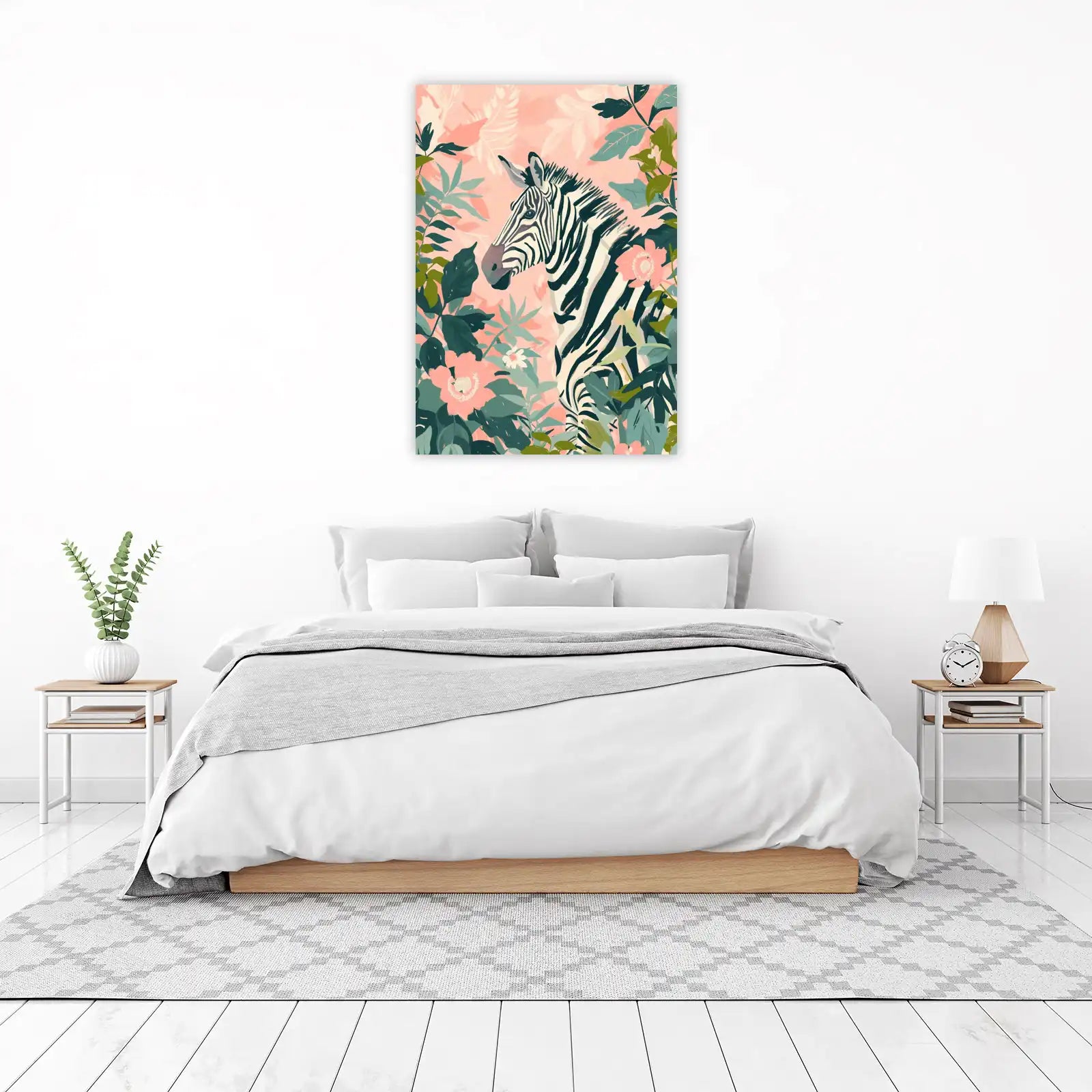 Zebra Jungle Vibes Wall Art