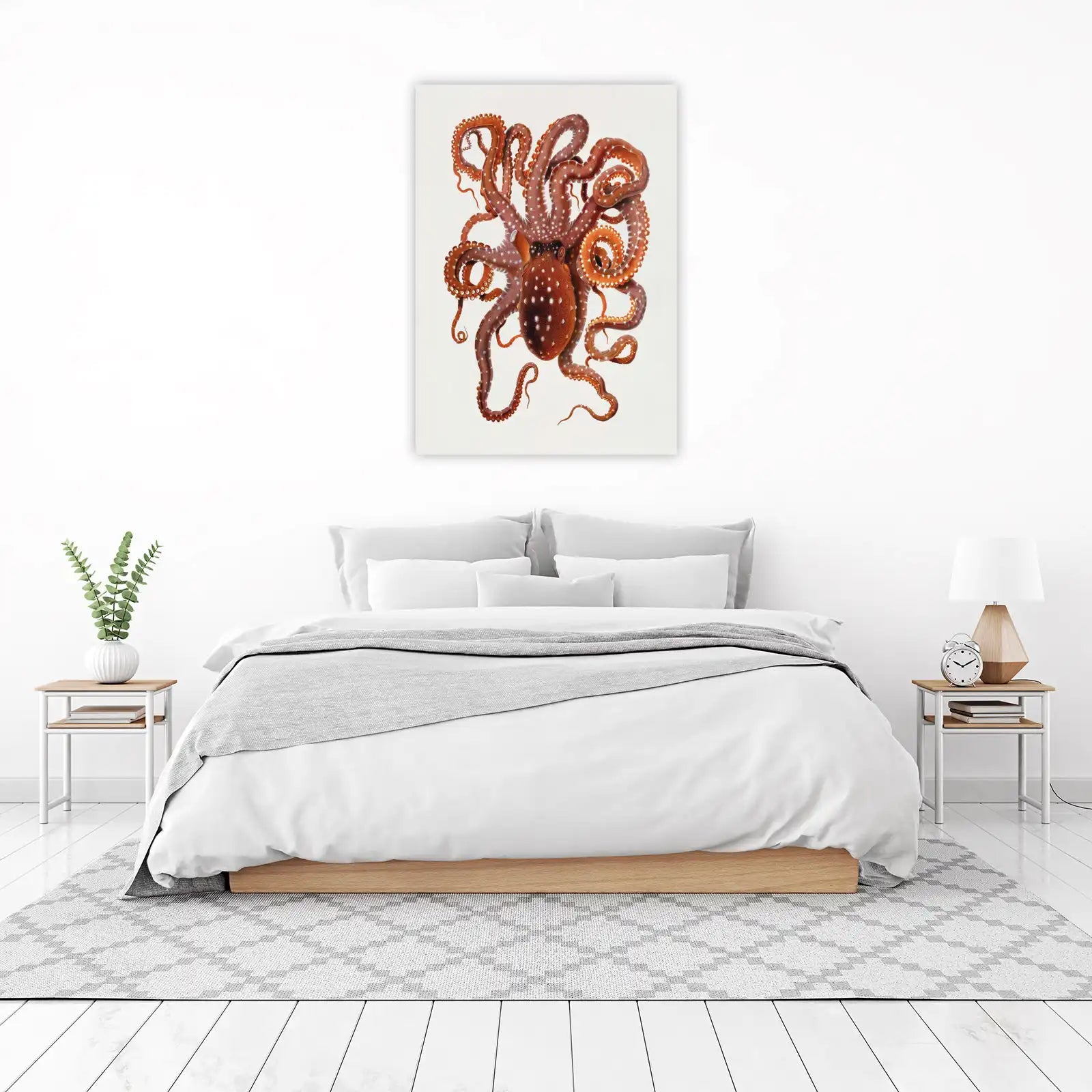 Vintage Octopus Nature Wall Art Wall Art