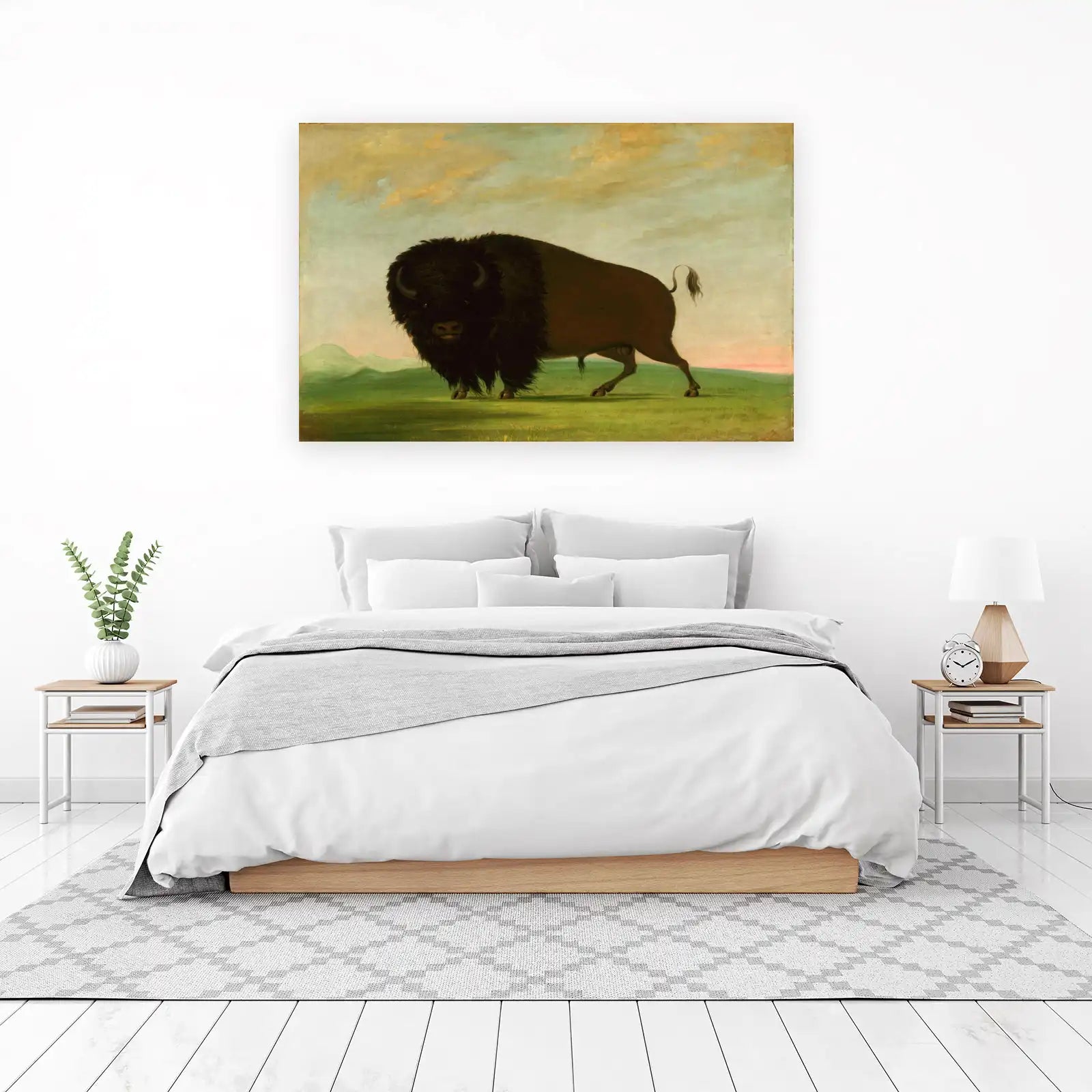 Majestic Bison Standing Strong Wall Art