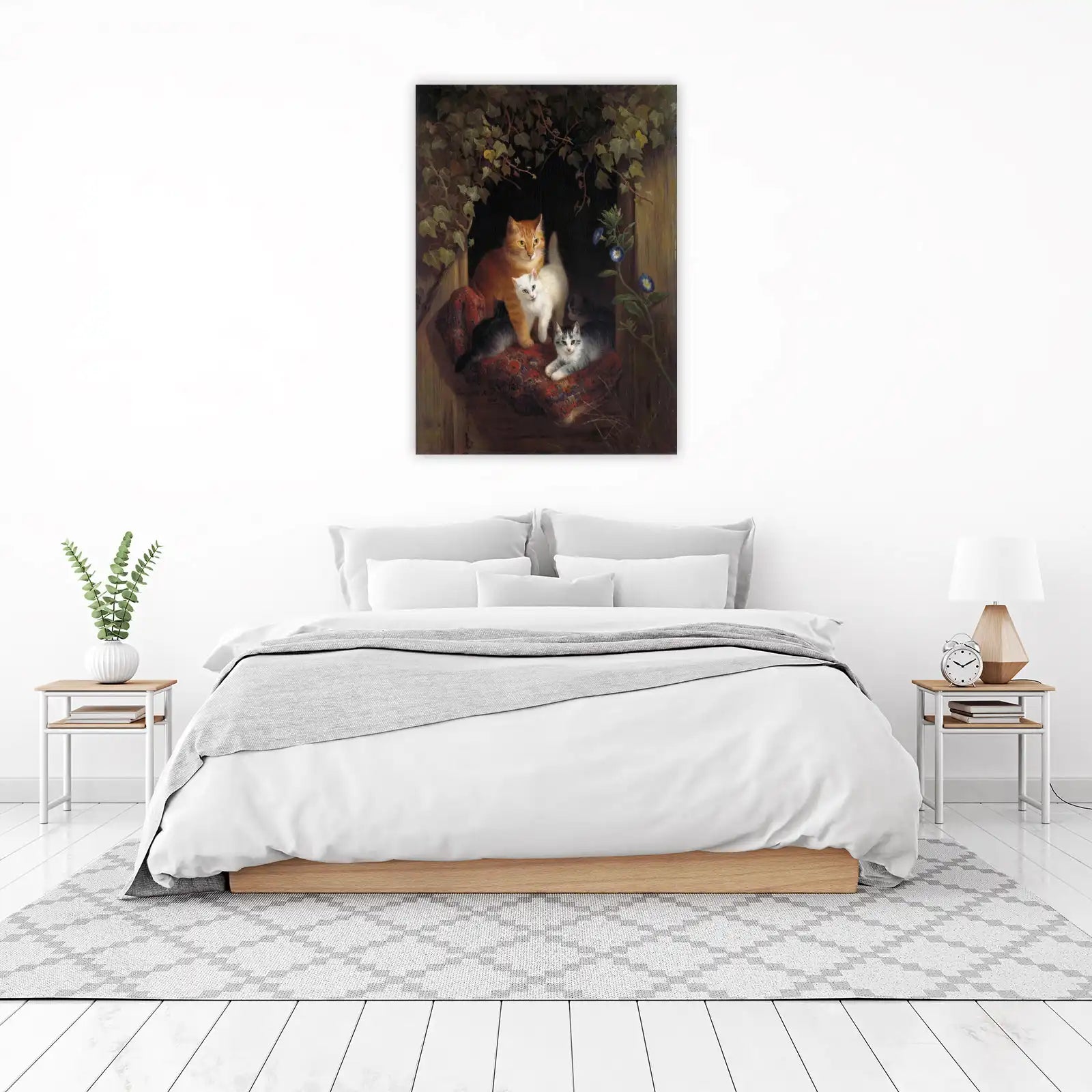 Charming Cats Victorian Art Wall Art