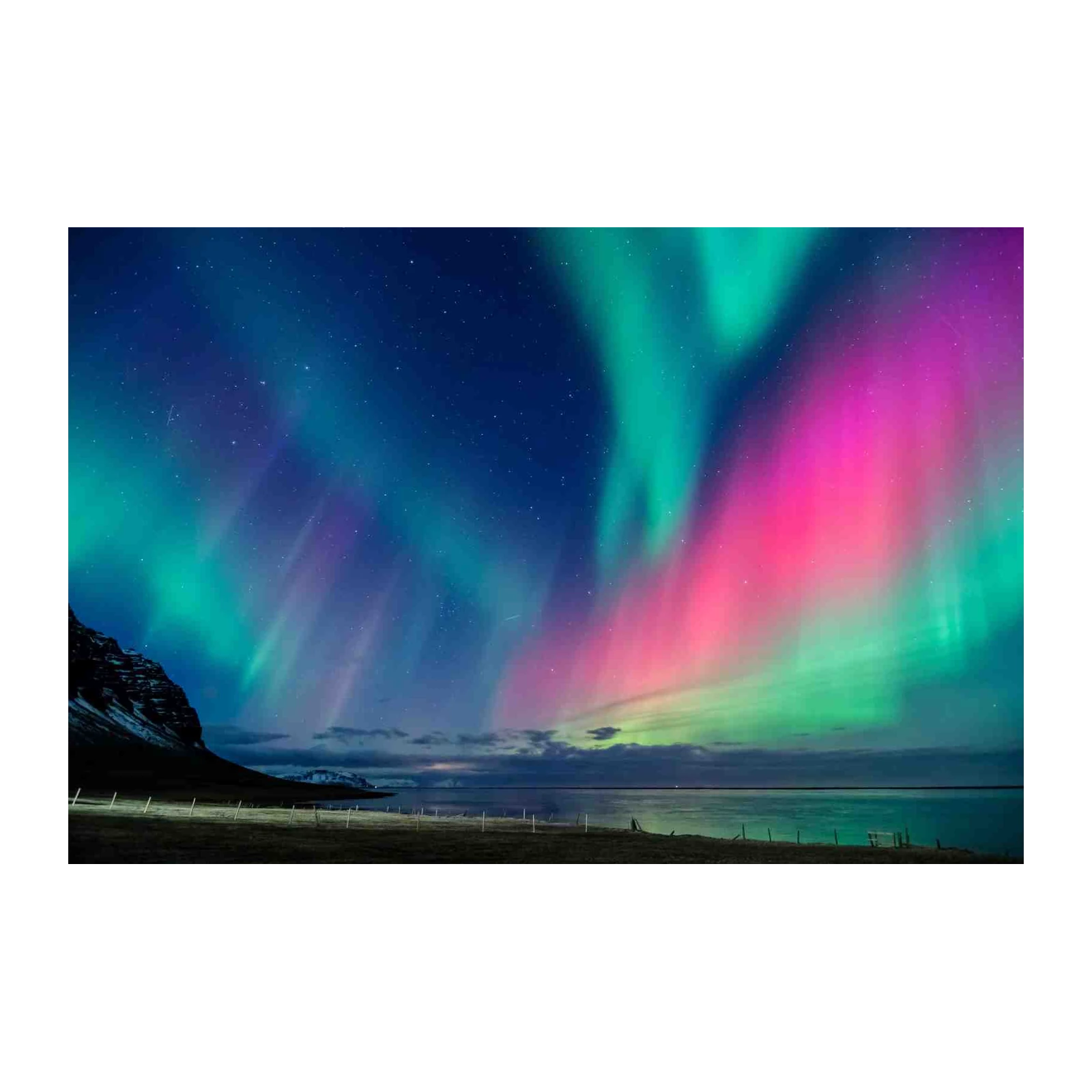 Aurora Borealis Dream Wall Art - Northern Lights Art