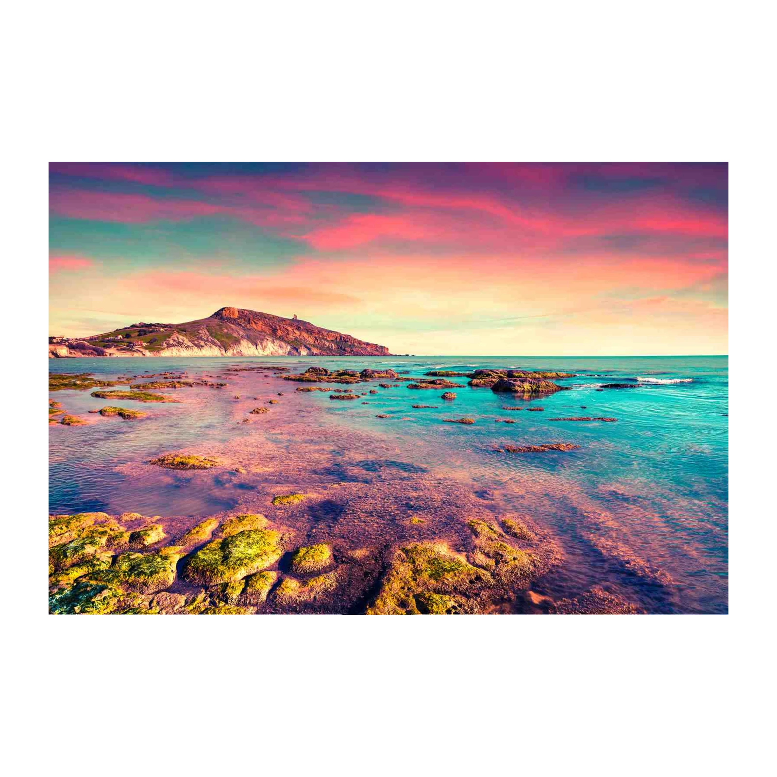 Coastal Sunset Serenity Wall Art
