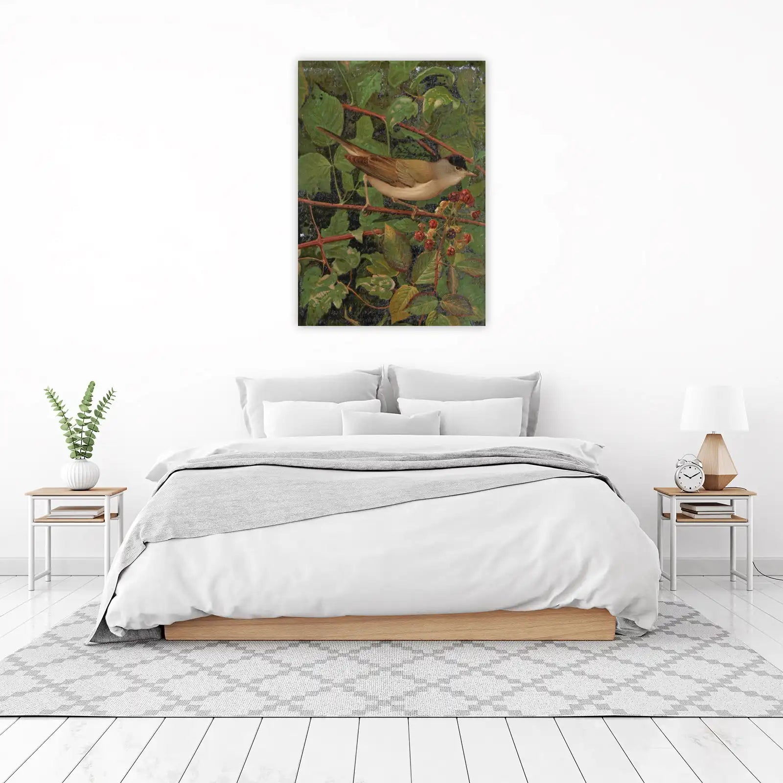 Nature's Songbird & Berries Wall Art