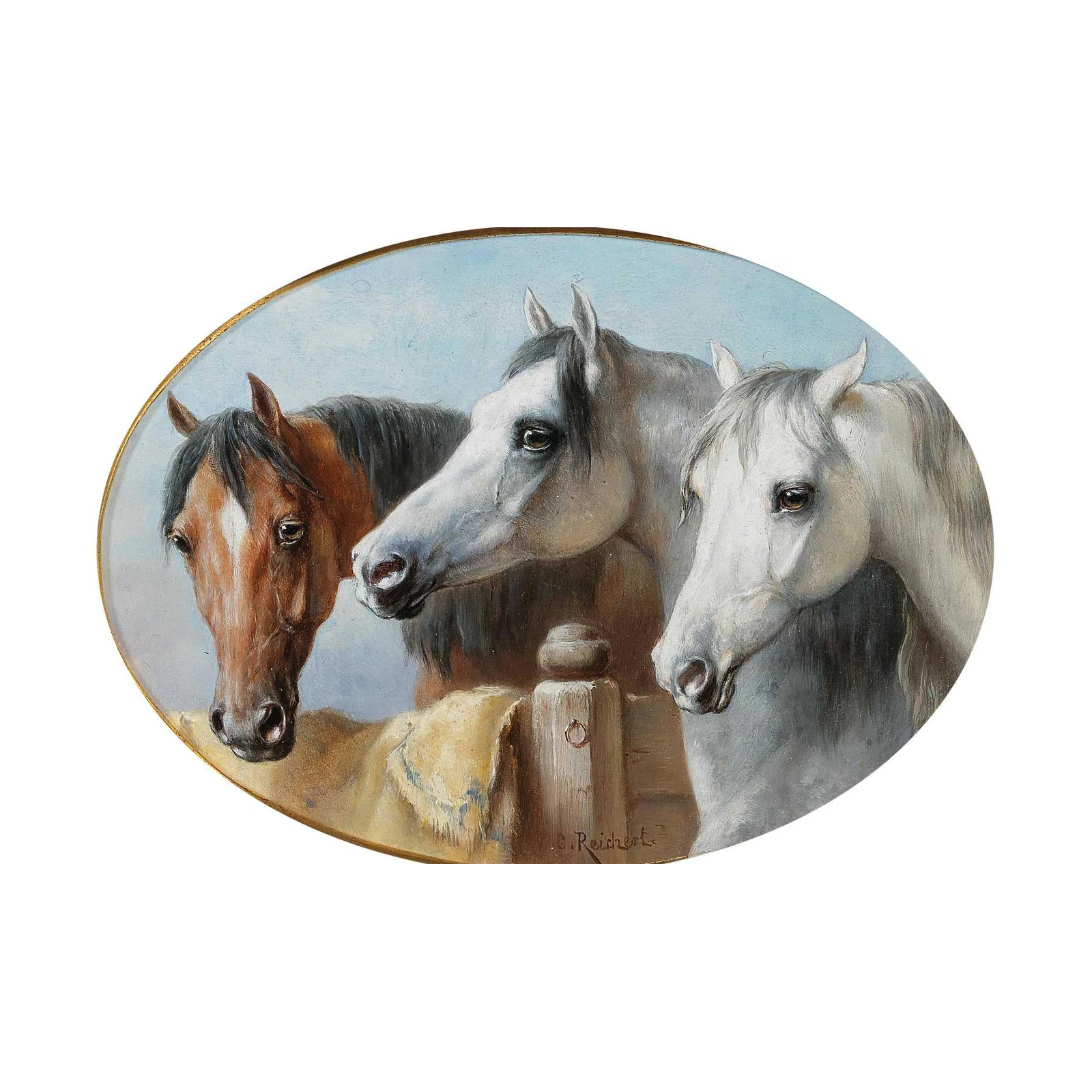 Majestic Equine Trio Horse Wall Art