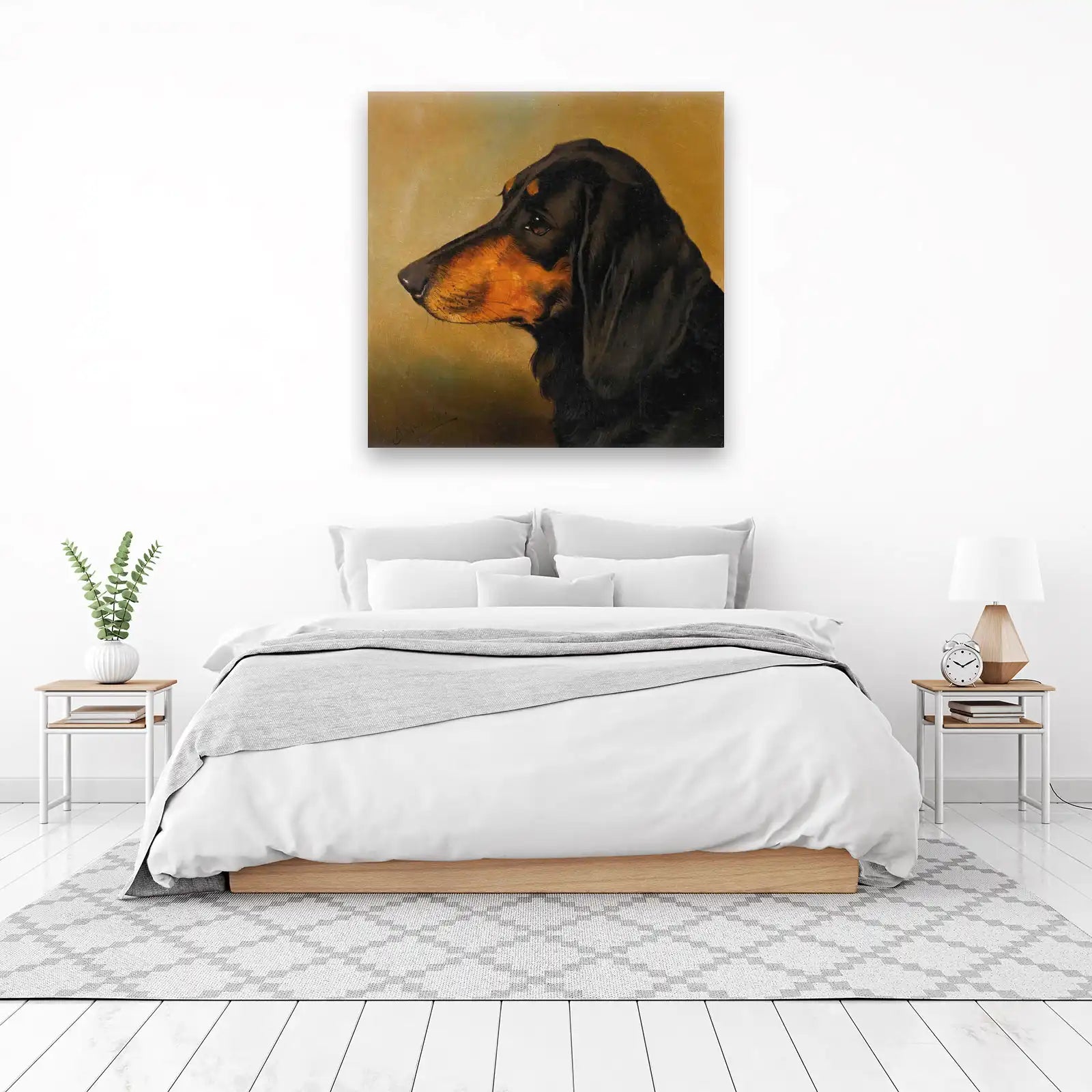Elegant Dachshund Portrait Wall Art