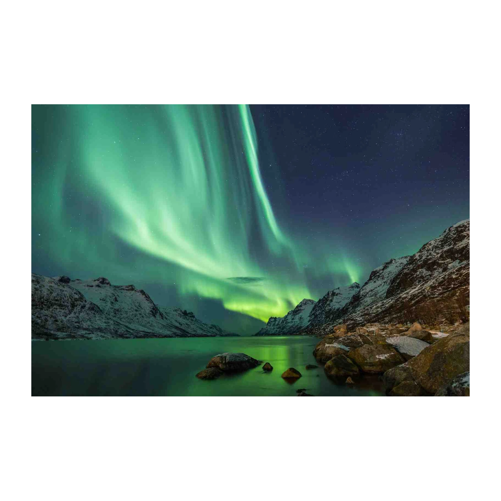 Enchanting Aurora Borealis Arctic Night Wall Art