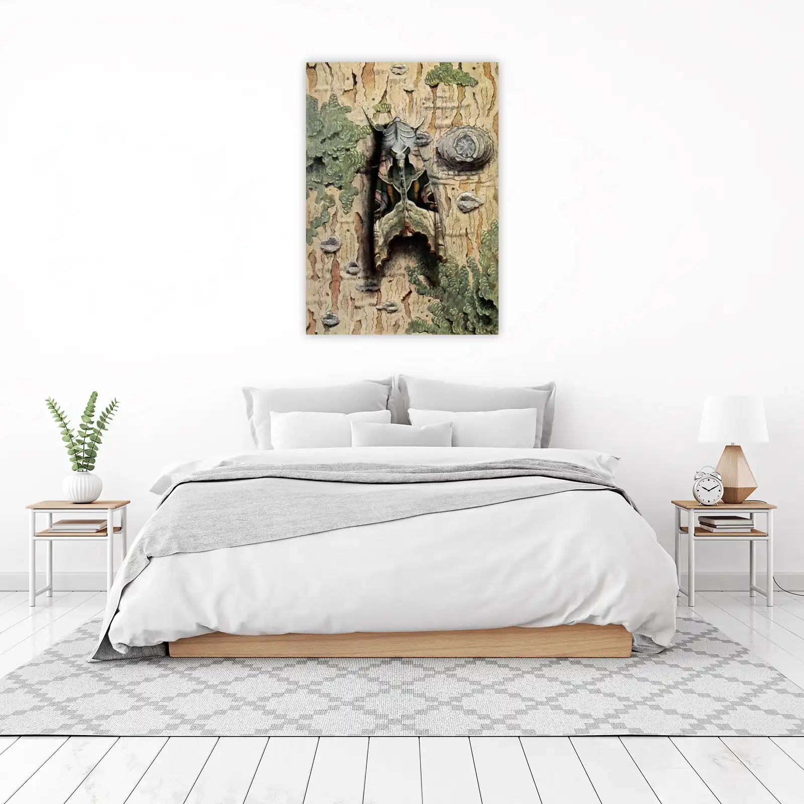 Exotic Moth Camouflage Nature Art Wall Art