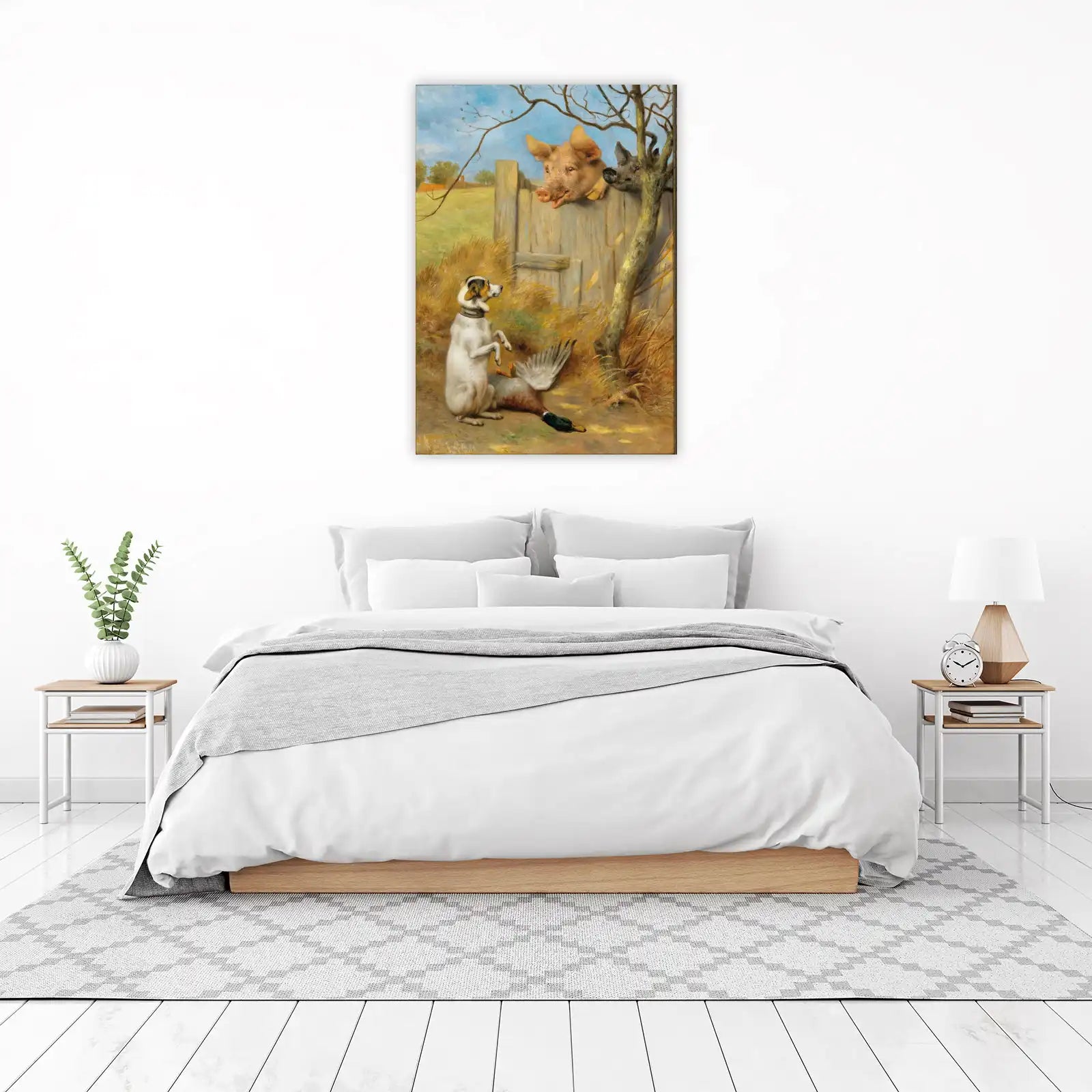 Curious Farm Animals Wall Art