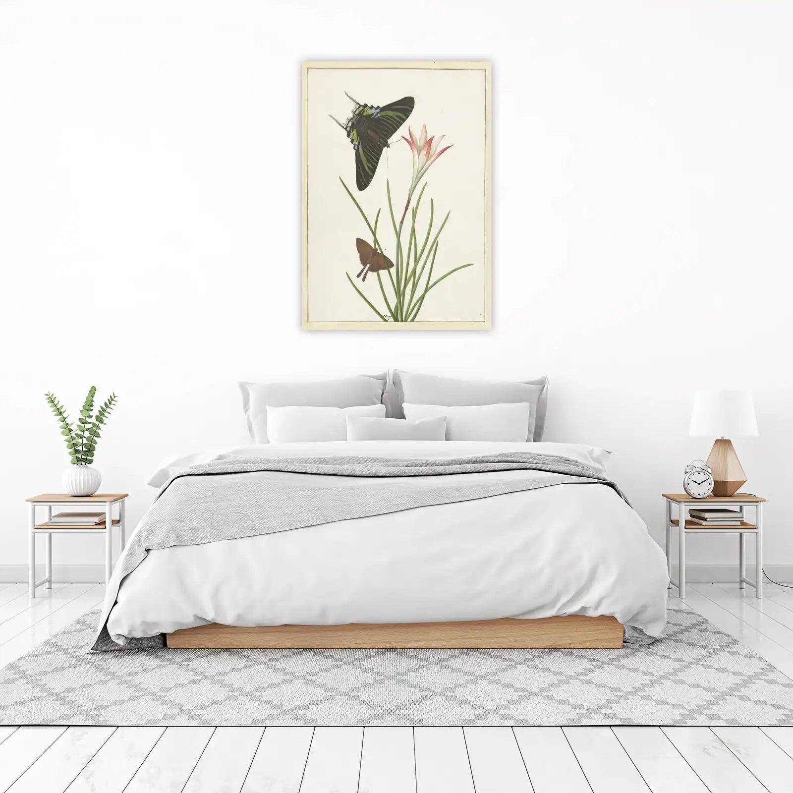 Vintage Butterflies & Bloom Wall Art