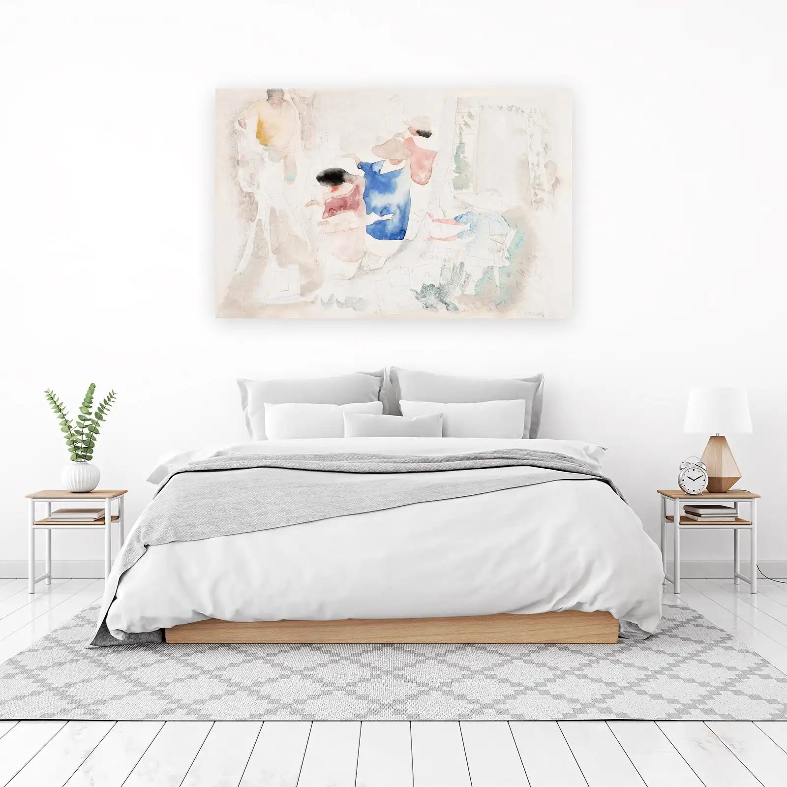 Enigmatic Gathering Watercolor Wall Art