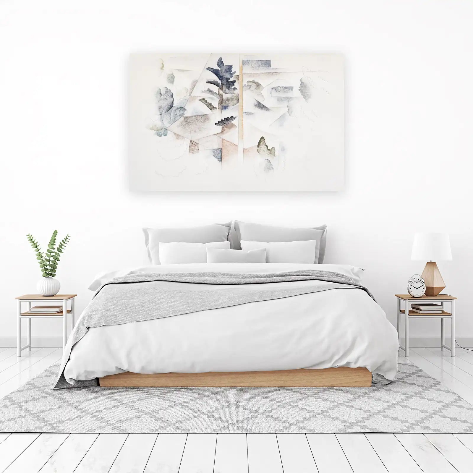 Abstract Treehouse Geometric Wall Art