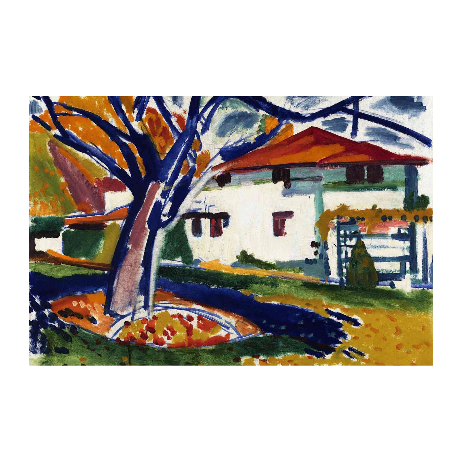 Vibrant Fauvist Landscape Wall Art for Modern Homes