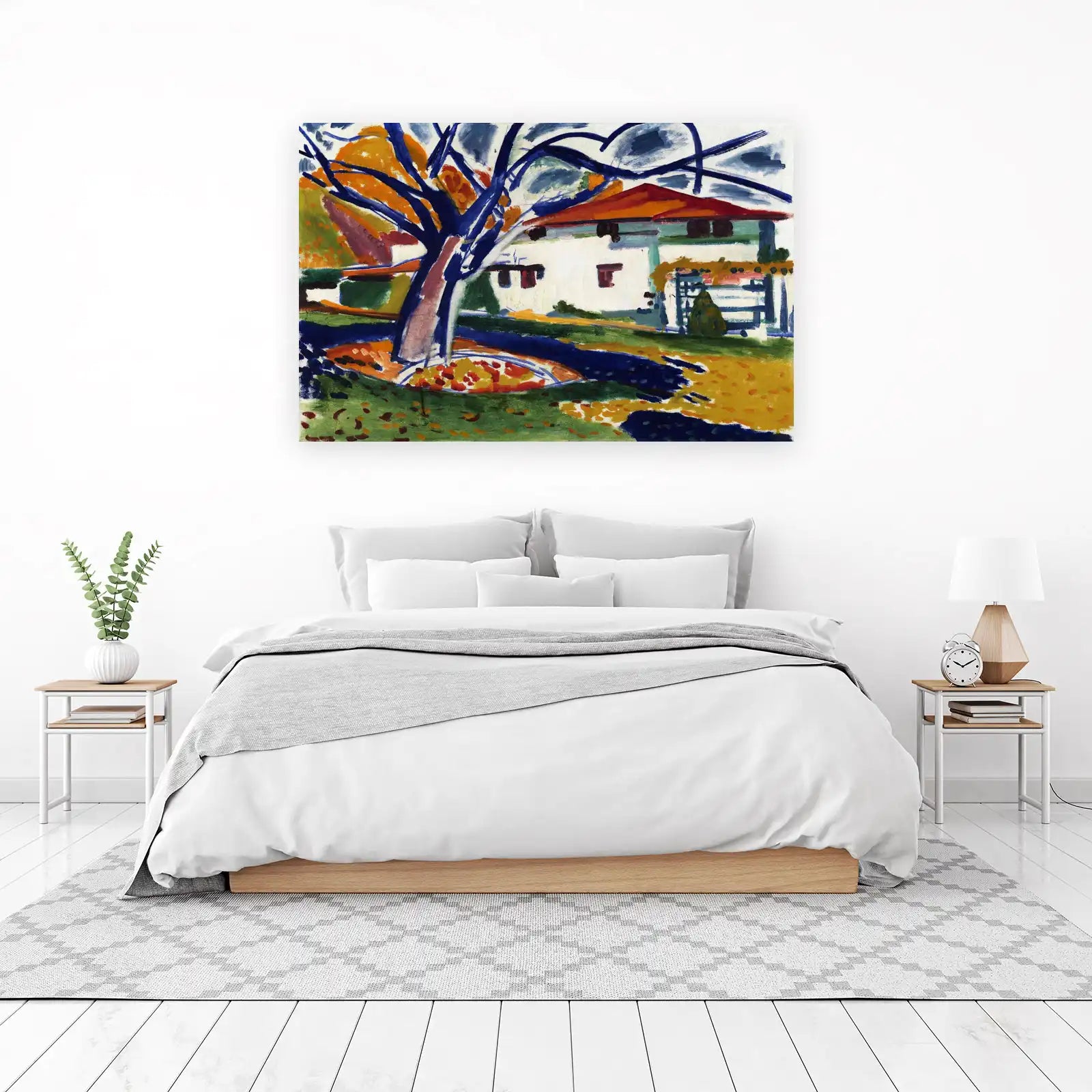 Vibrant Fauvist Landscape Wall Art for Modern Homes
