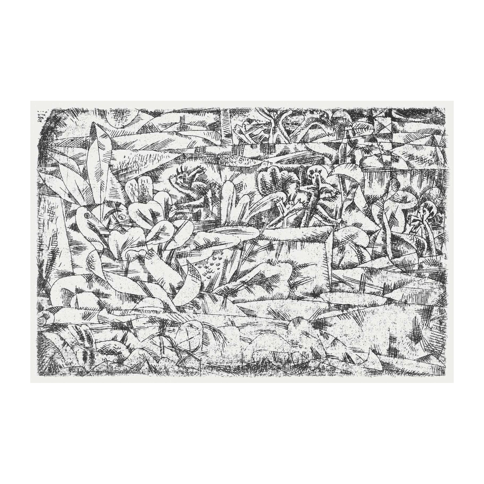 Abstract Botanical Art Wall Art