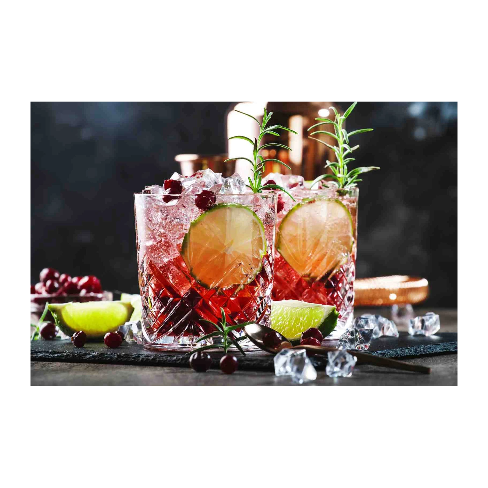 Refreshing Cranberry Cocktail Art Wall Art