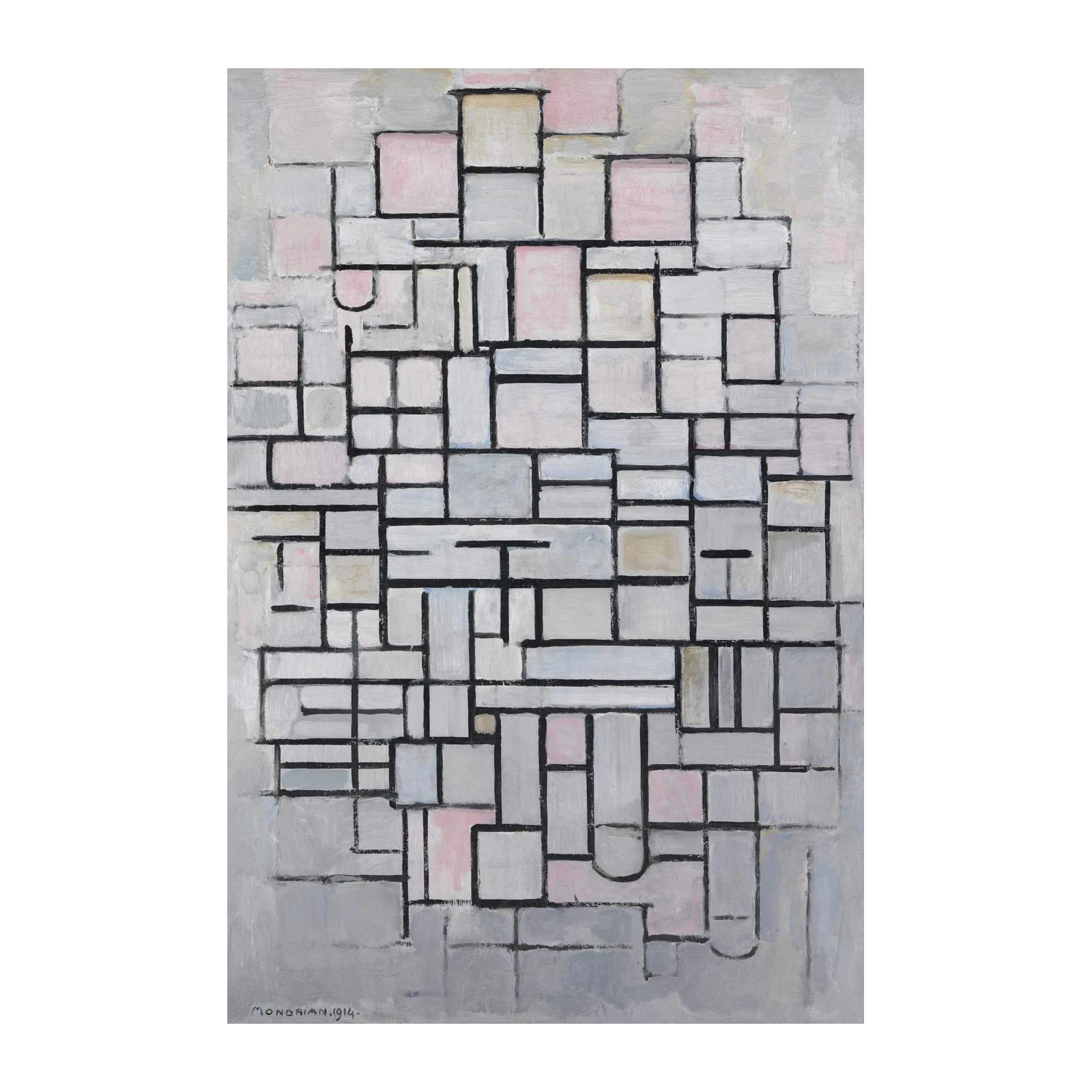 Abstract Geometric Composition Wall Art
